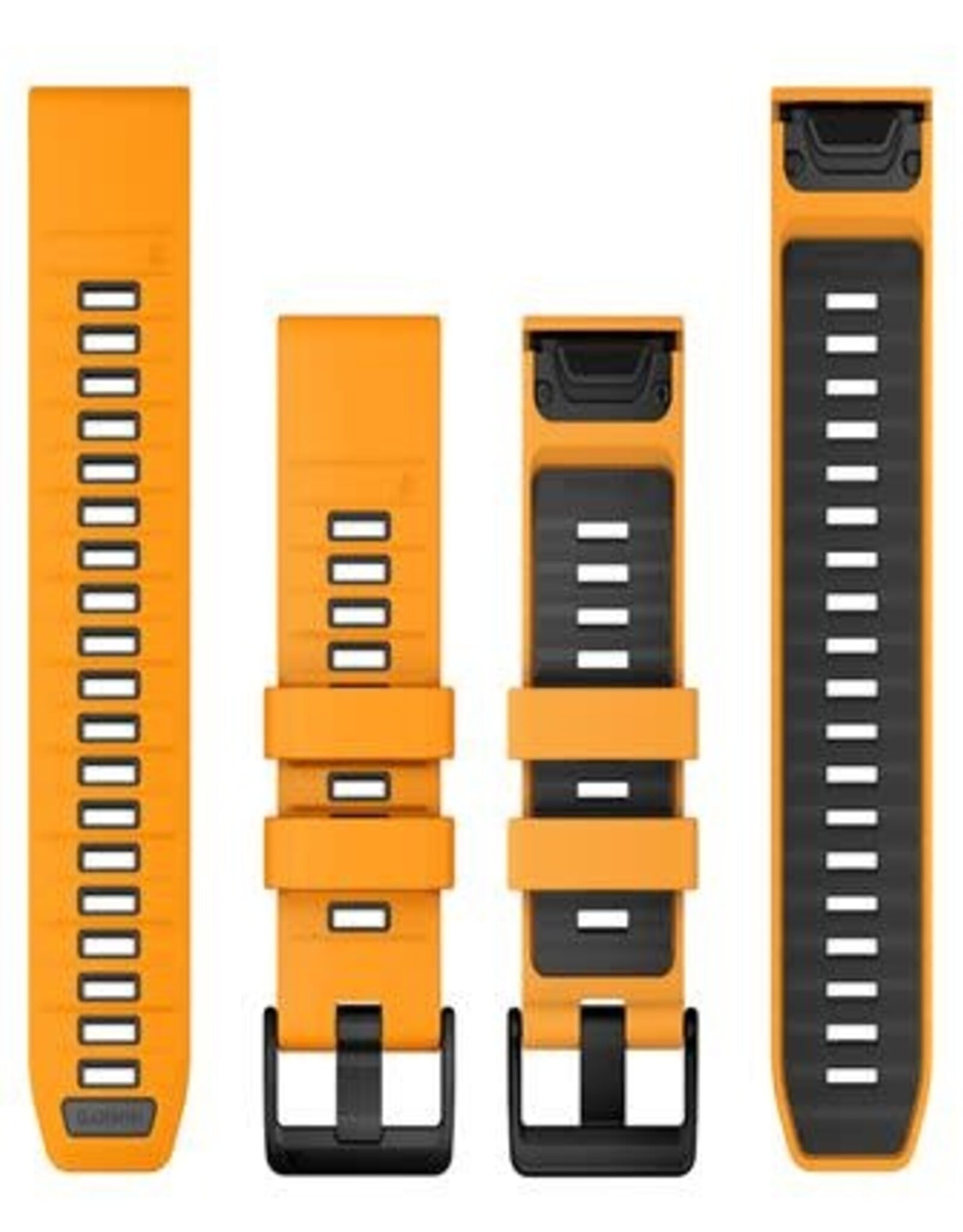 Garmin QuickFit Silicone 26mm Watch Band - Spark Orange/Graphite