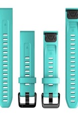 Garmin QuickFit Silicone 20 mm Watch Band - Aqua Silicone