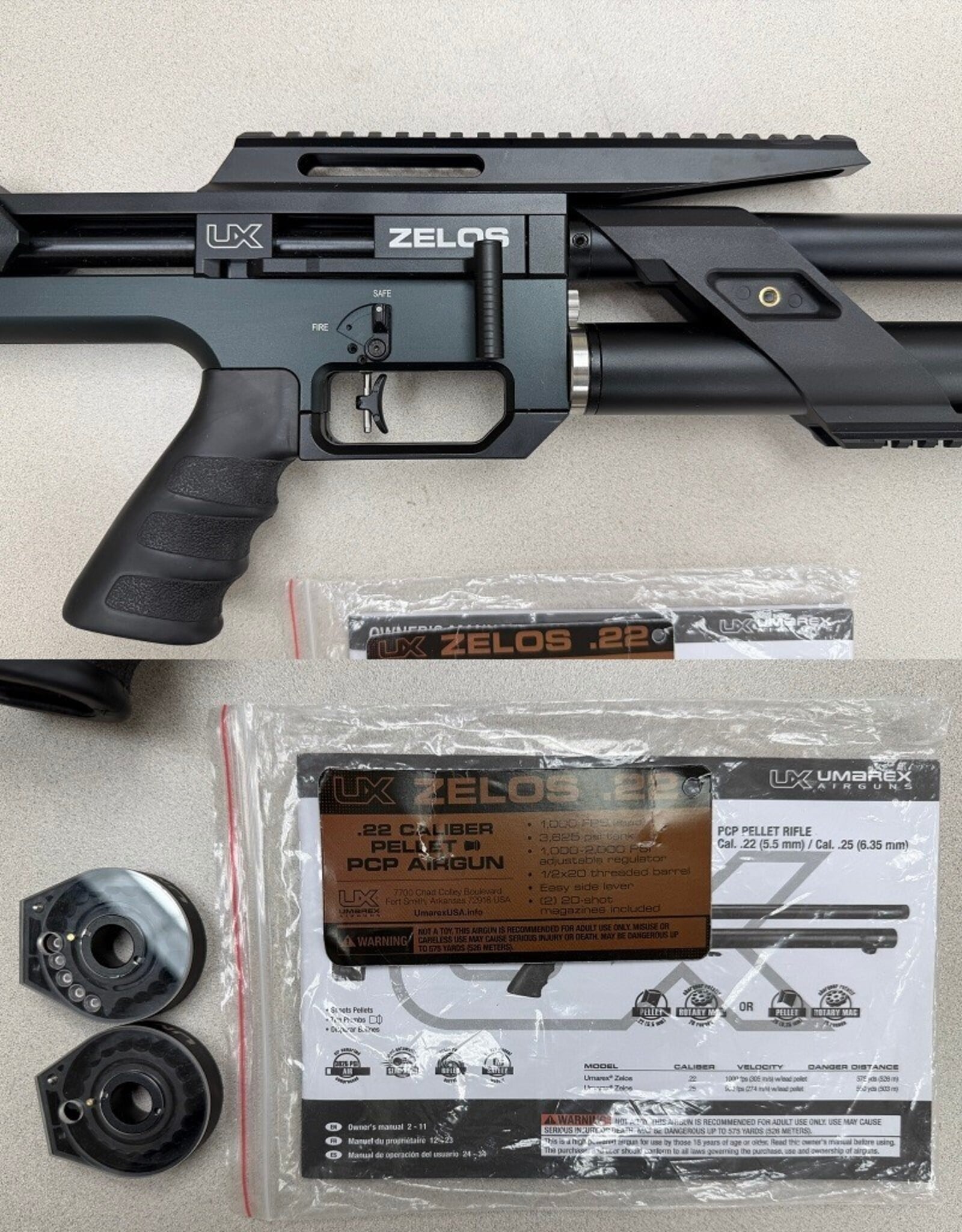 Umarex **PRE-OWNED** Umarex Zelos .22cal w/ Impulse Air Moderator