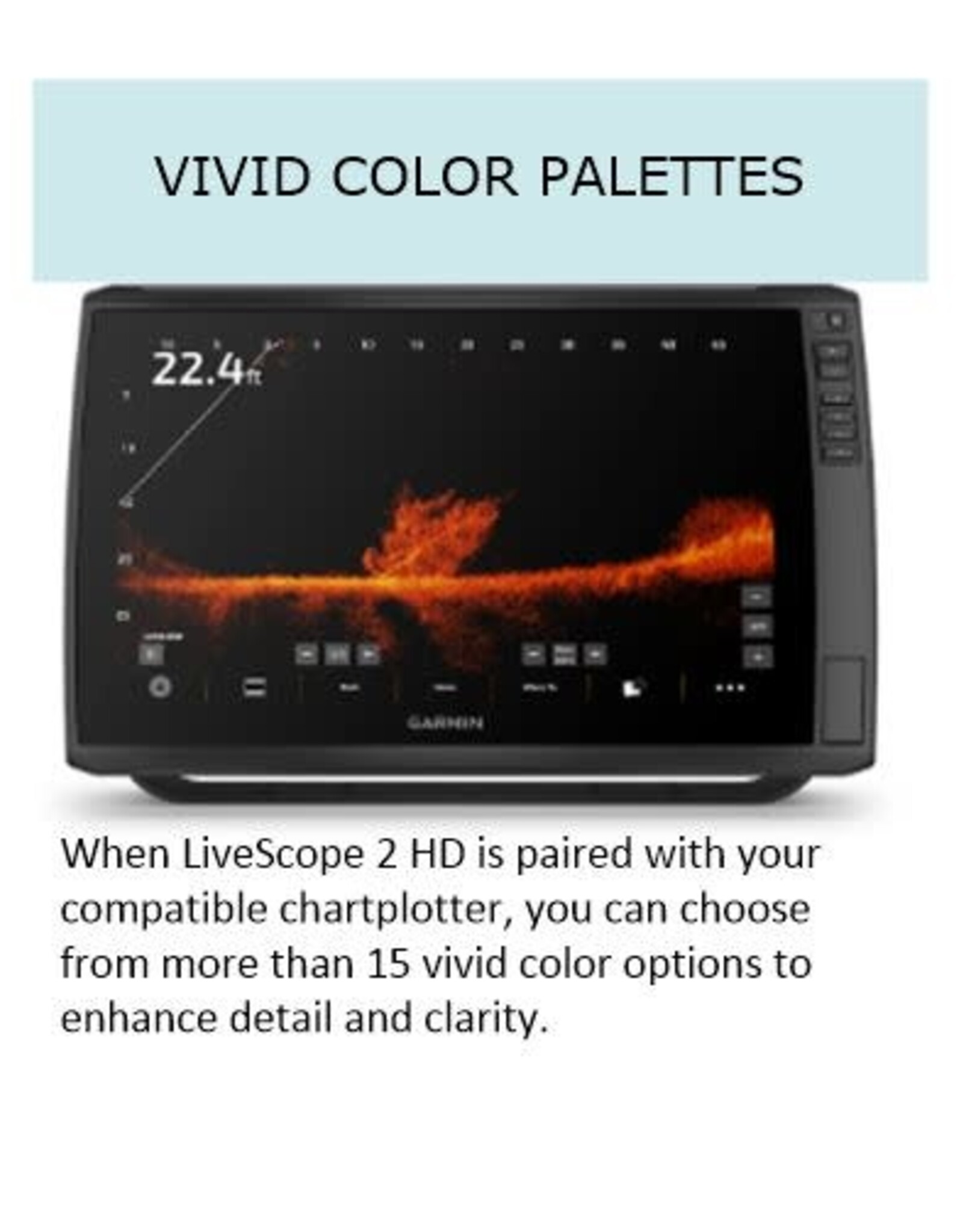 Garmin LiveScope™ 2 HD Ice Fishing Transducer