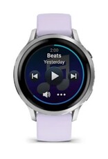 Garmin Venu® 4 – 41 mm, Silver with Periwinkle Band