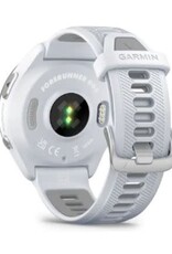 Garmin Forerunner® 965 - Titanium Bezel with Whitestone Case & Whitestone/Powder Gray Silicone Band