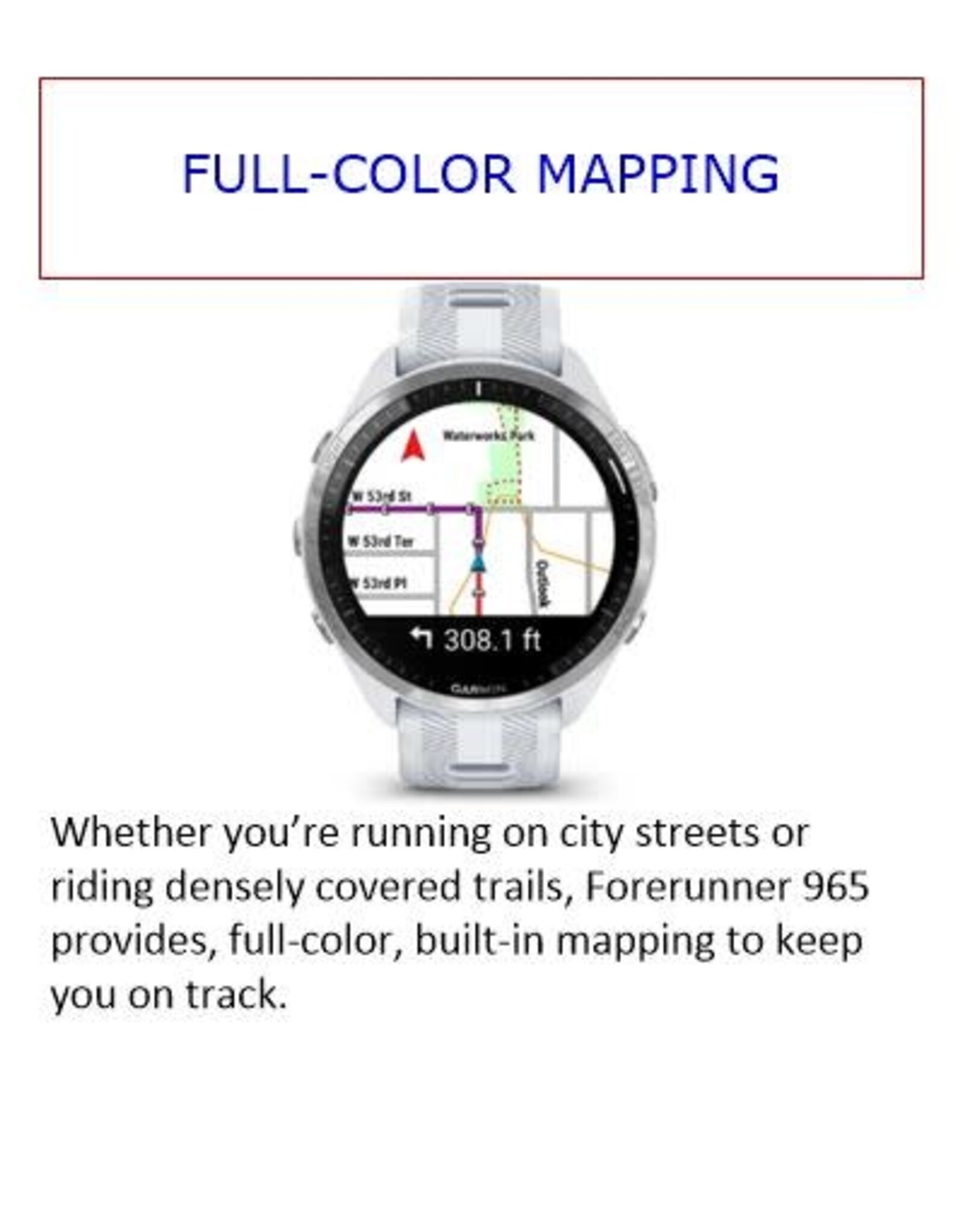 Garmin Forerunner® 965 - Titanium Bezel with Whitestone Case & Whitestone/Powder Gray Silicone Band