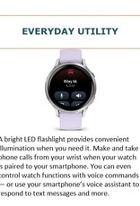 Garmin Venu® 4 – 41 mm - Lunar Gold with Bone Silicone & Light Sand Leather Band