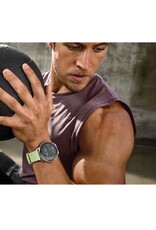 Garmin Venu® 4 – 41 mm - Lunar Gold with Bone Silicone & Light Sand Leather Band