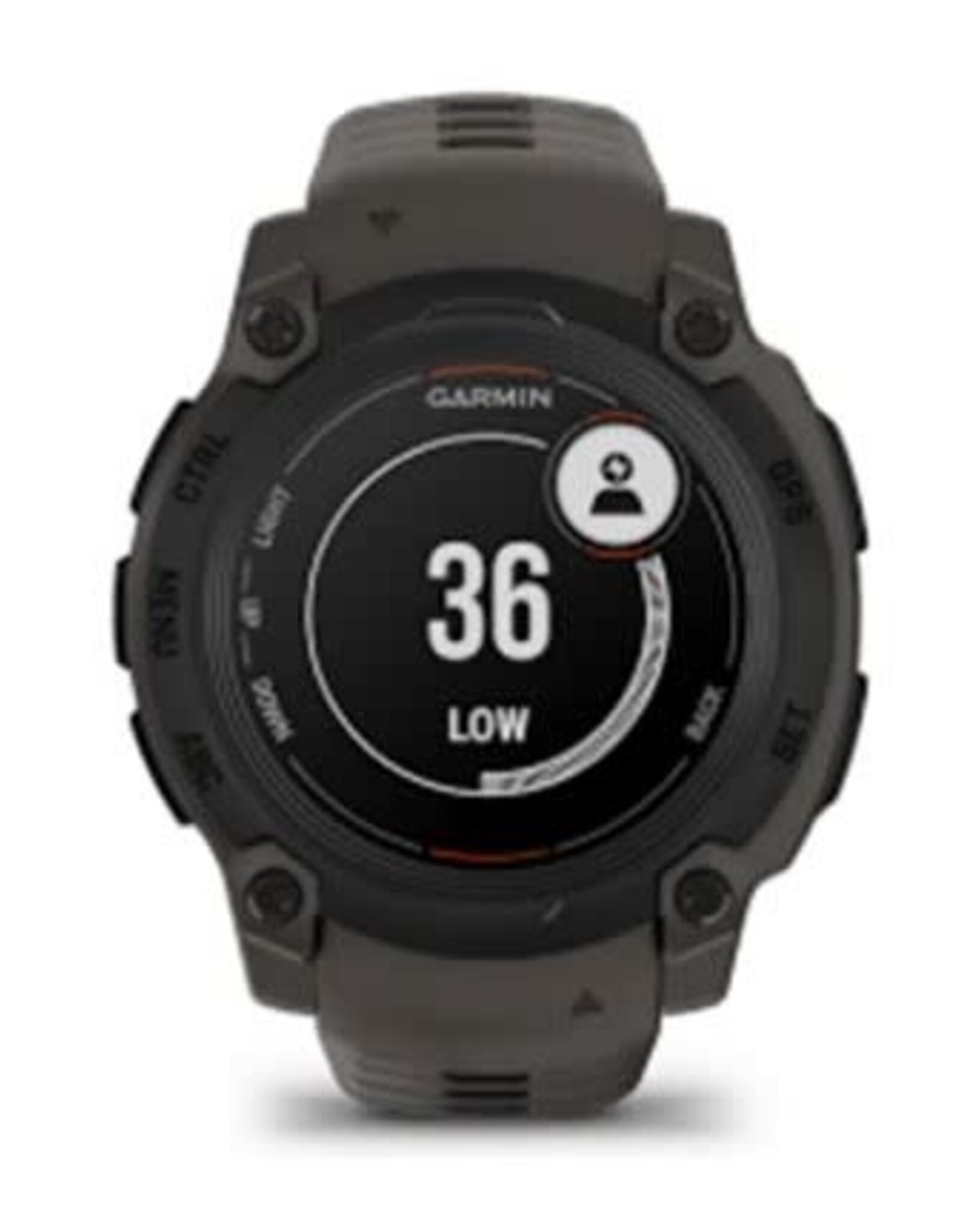 Garmin Instinct® E – 40 mm Black with Charcoal Band