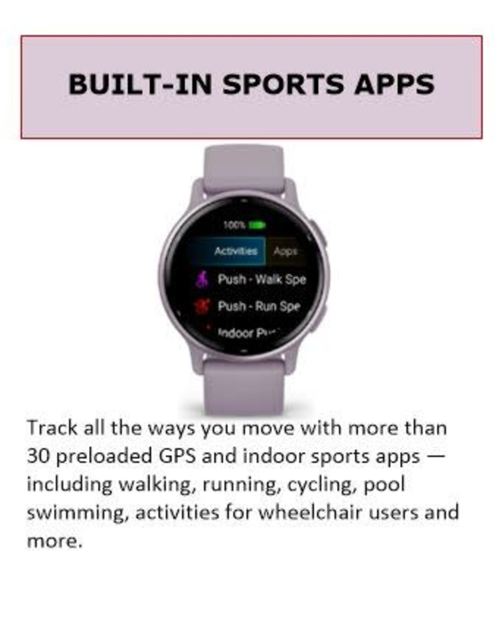 Garmin vívoactive® 5 - Orchid
