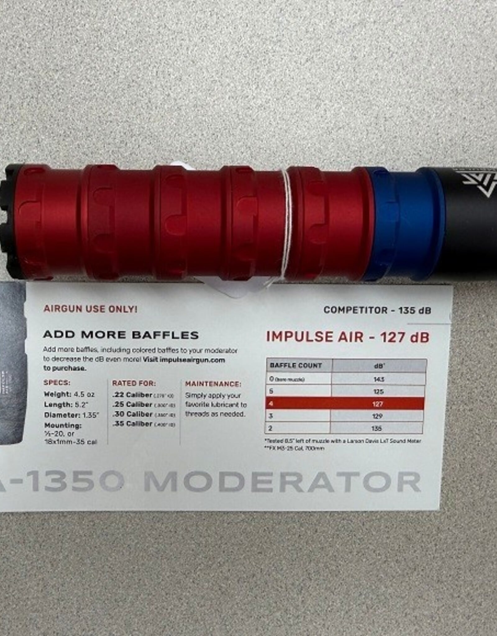 Umarex **PRE-OWNED** Umarex Zelos .22cal w/ Impulse Air Moderator