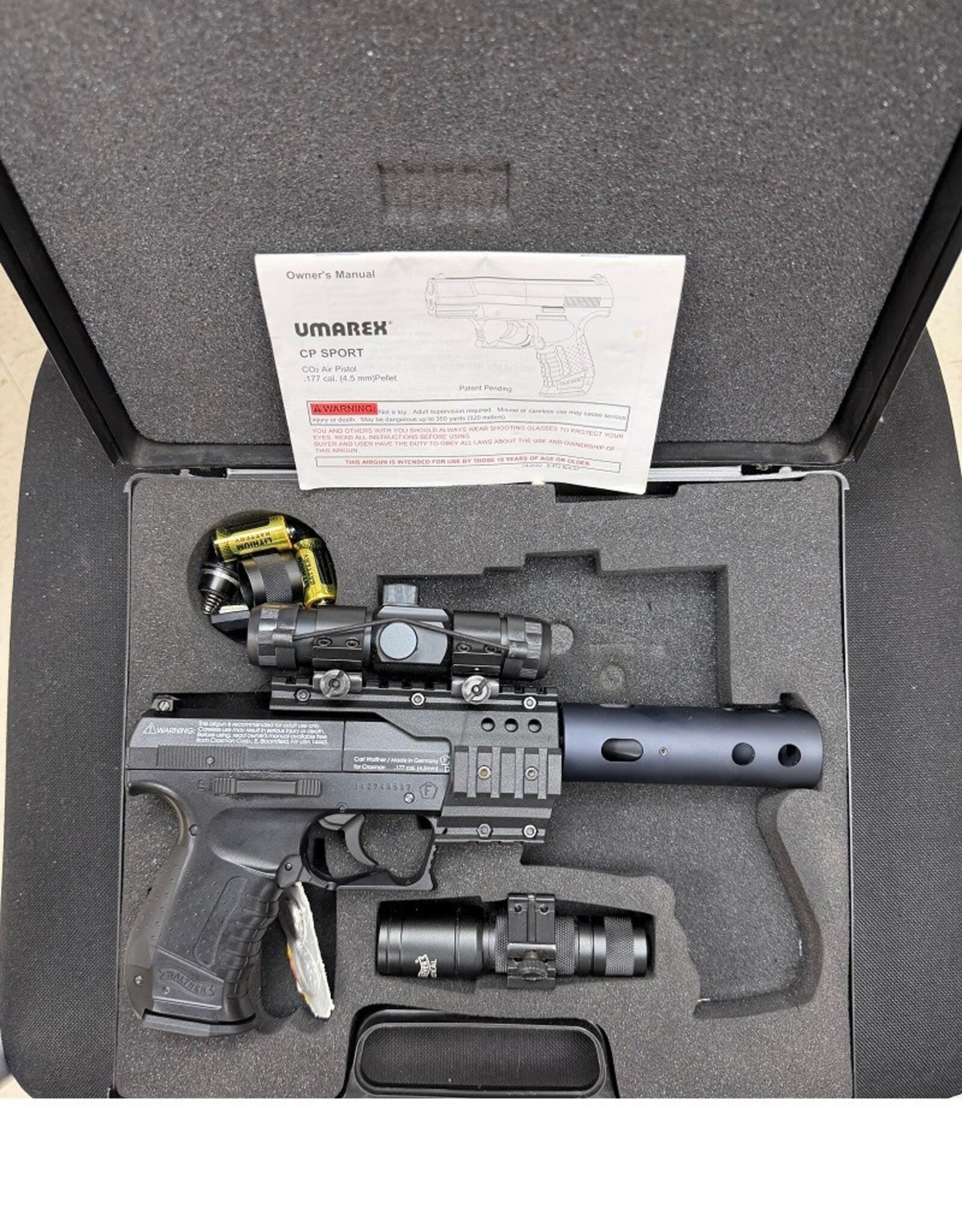 Walther **PRE-OWNED** WALTHER NIGHTHAWK .177CAL