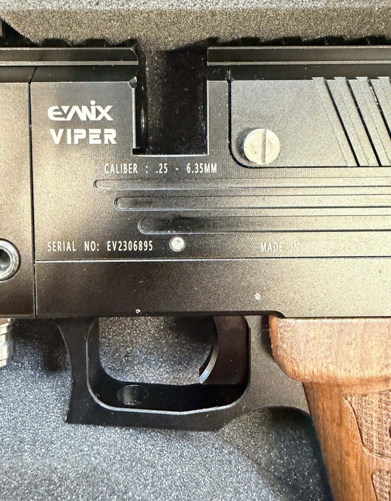 Evanix **REFURBISHED** EVANIX VIPER SEMI-AUTO .25 CAL BLK