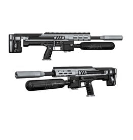 Skout ** Competition Ready ** | Skout Epoch | .22 Caliber| Hammerless Electric Air Rifle | White and Black model known as the Star Trouper