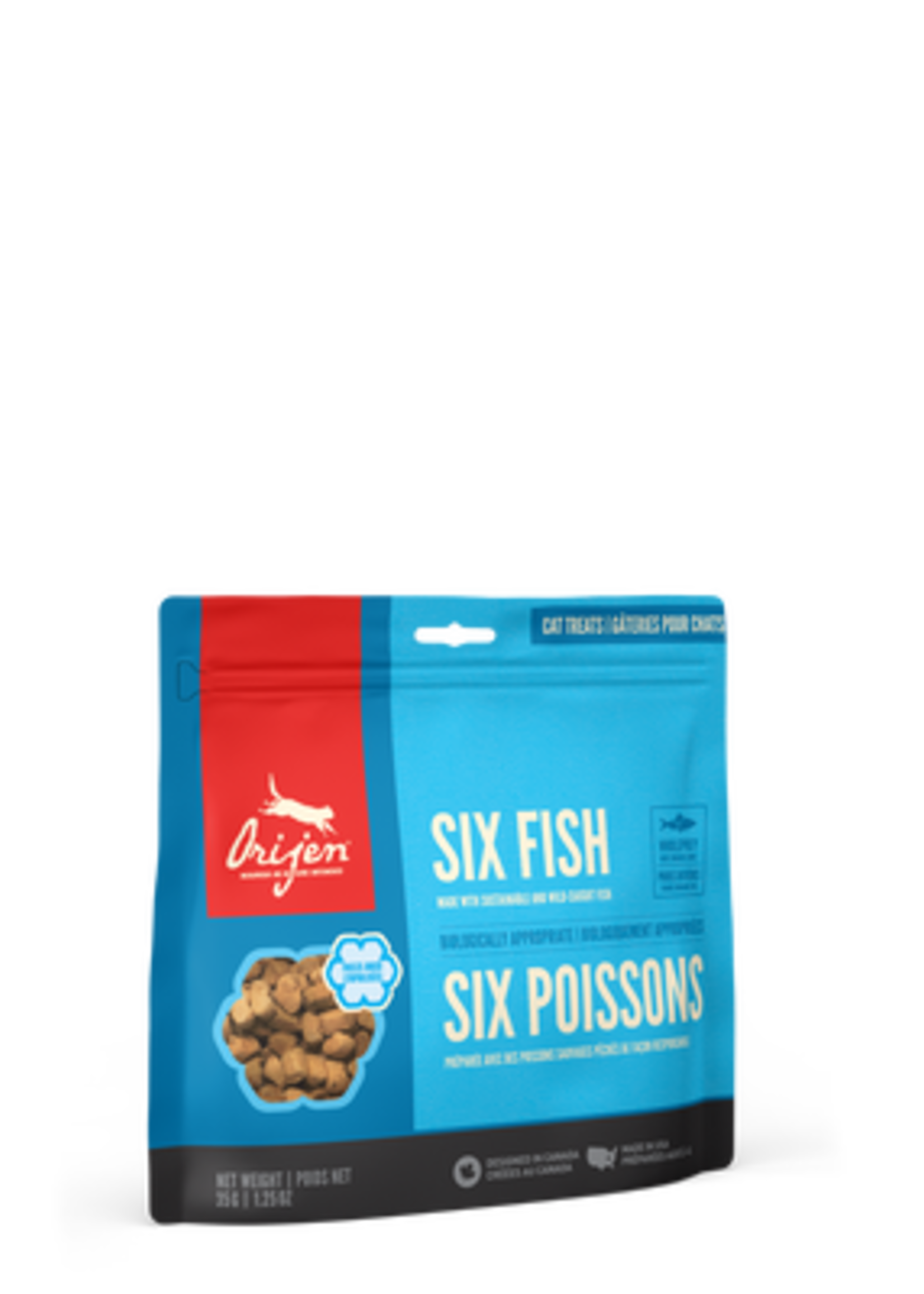 Orijen Orijen, Cat, Freeze Dried, Treats, Six Fish, 1.25oz