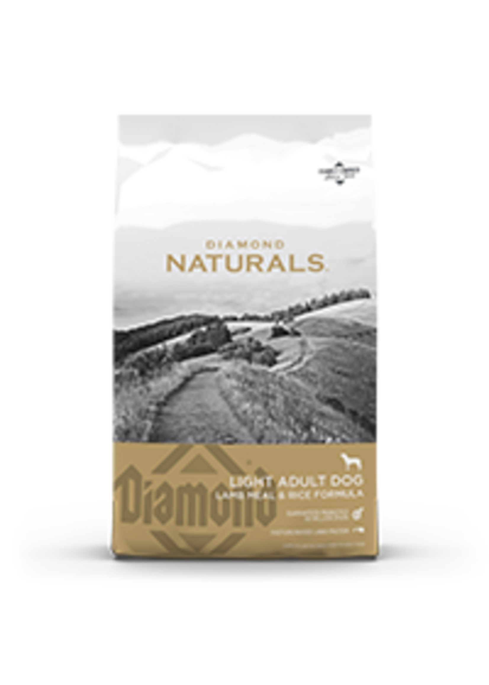 Diamond Diamond Naturals, D, Light Adult, Lamb & Rice, 30#
