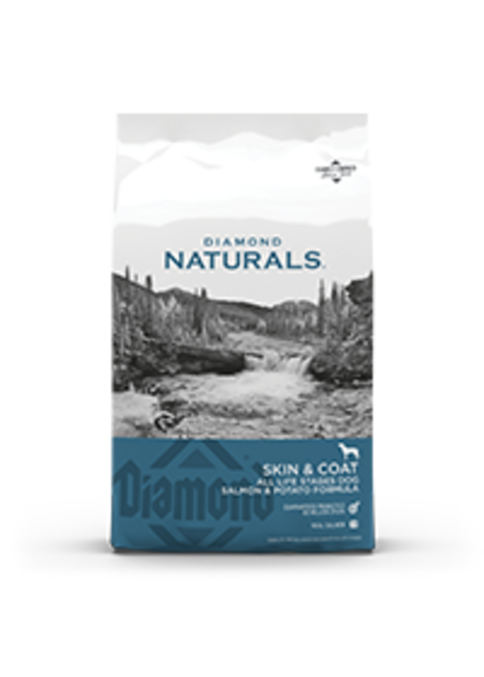 Diamond Diamond Naturals, D, GF, Skin & Coat, Salmon & Potato, 30lbs