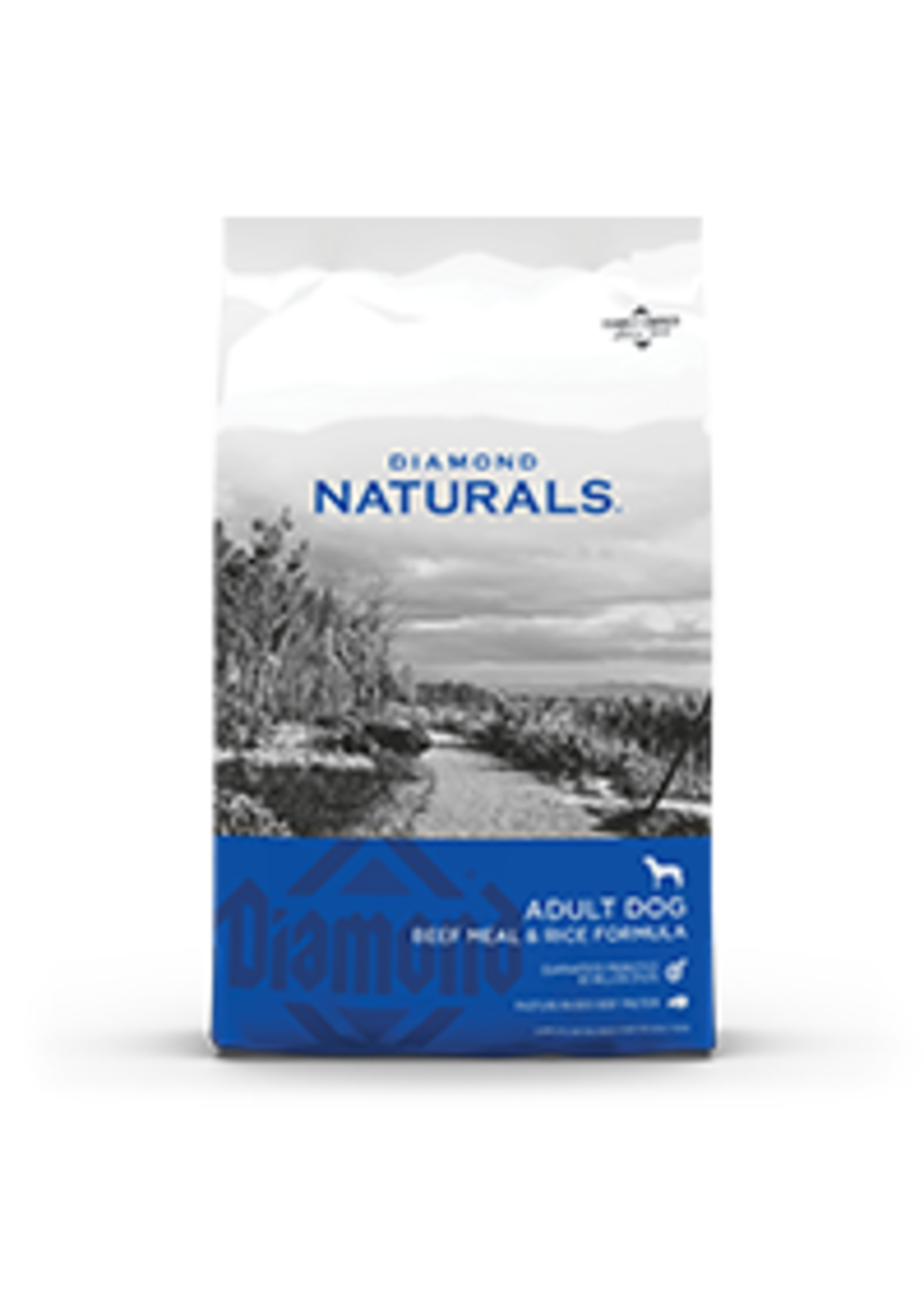 Diamond Diamond Naturals, D, Adult, Beef & Rice, 40#