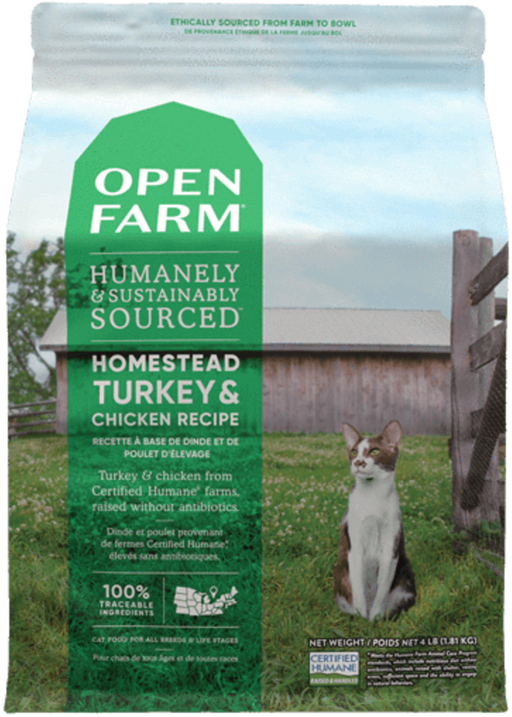 Open Farm Open Farm, C, Turkey & Chicken, 4lbs