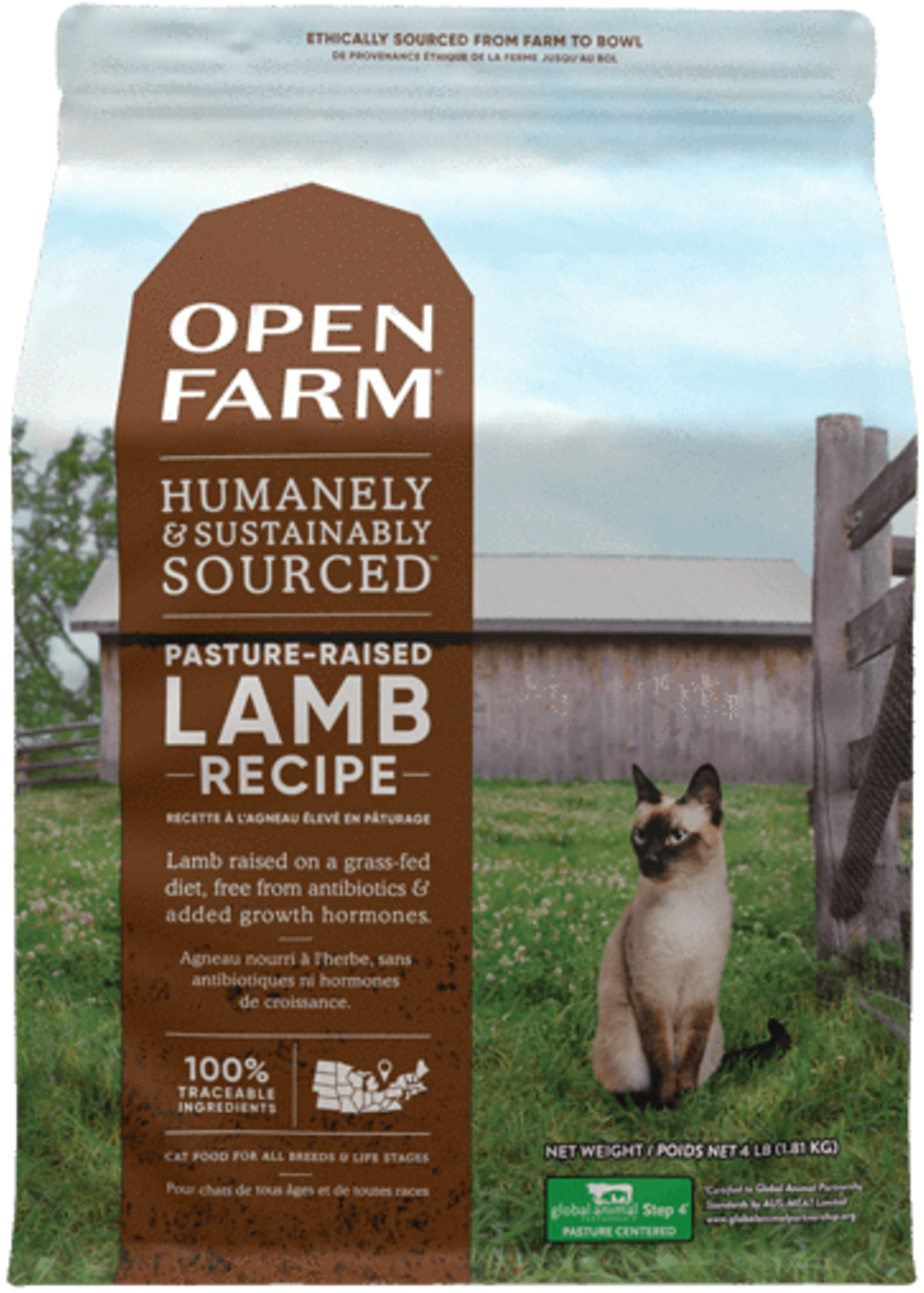 Open Farm Open Farm, C, GF, Pasture Lamb, 4#