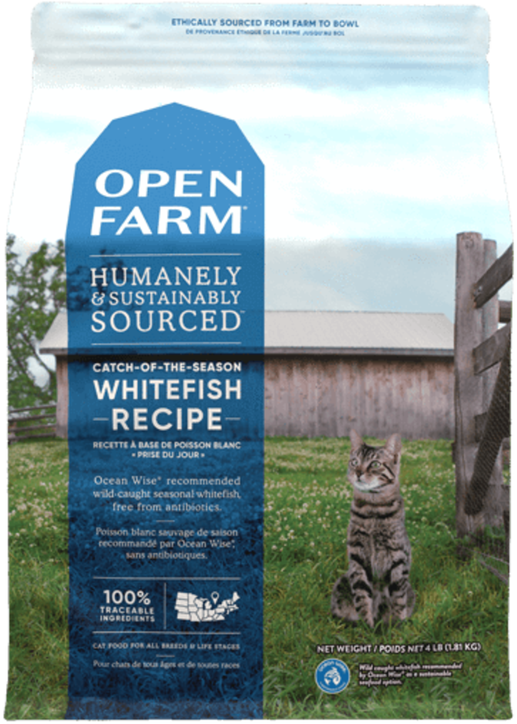 Open Farm Open Farm, C, Whitefish, 4#