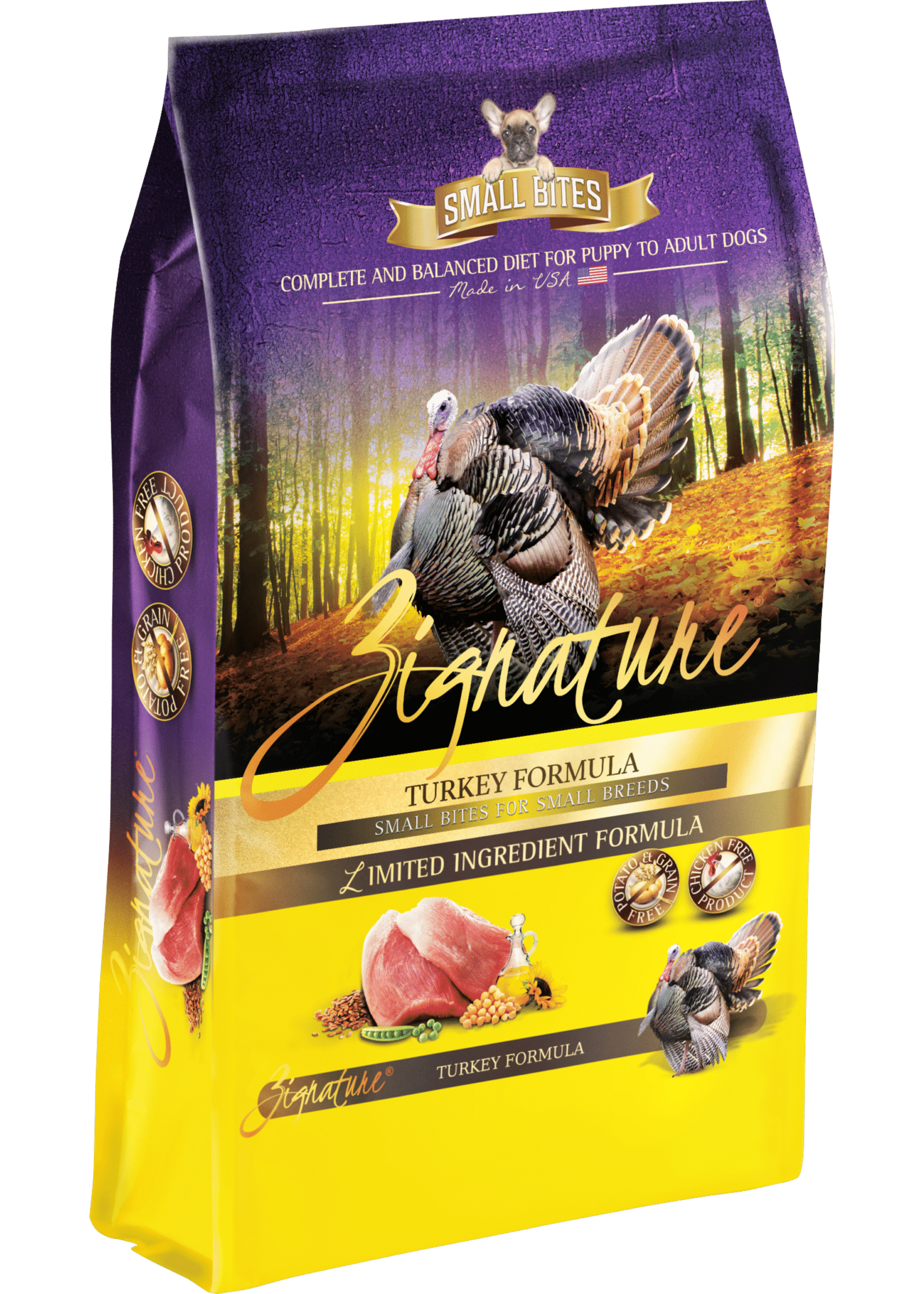 Zignature Zignature, D, Small Bites, Turkey, 12.5#