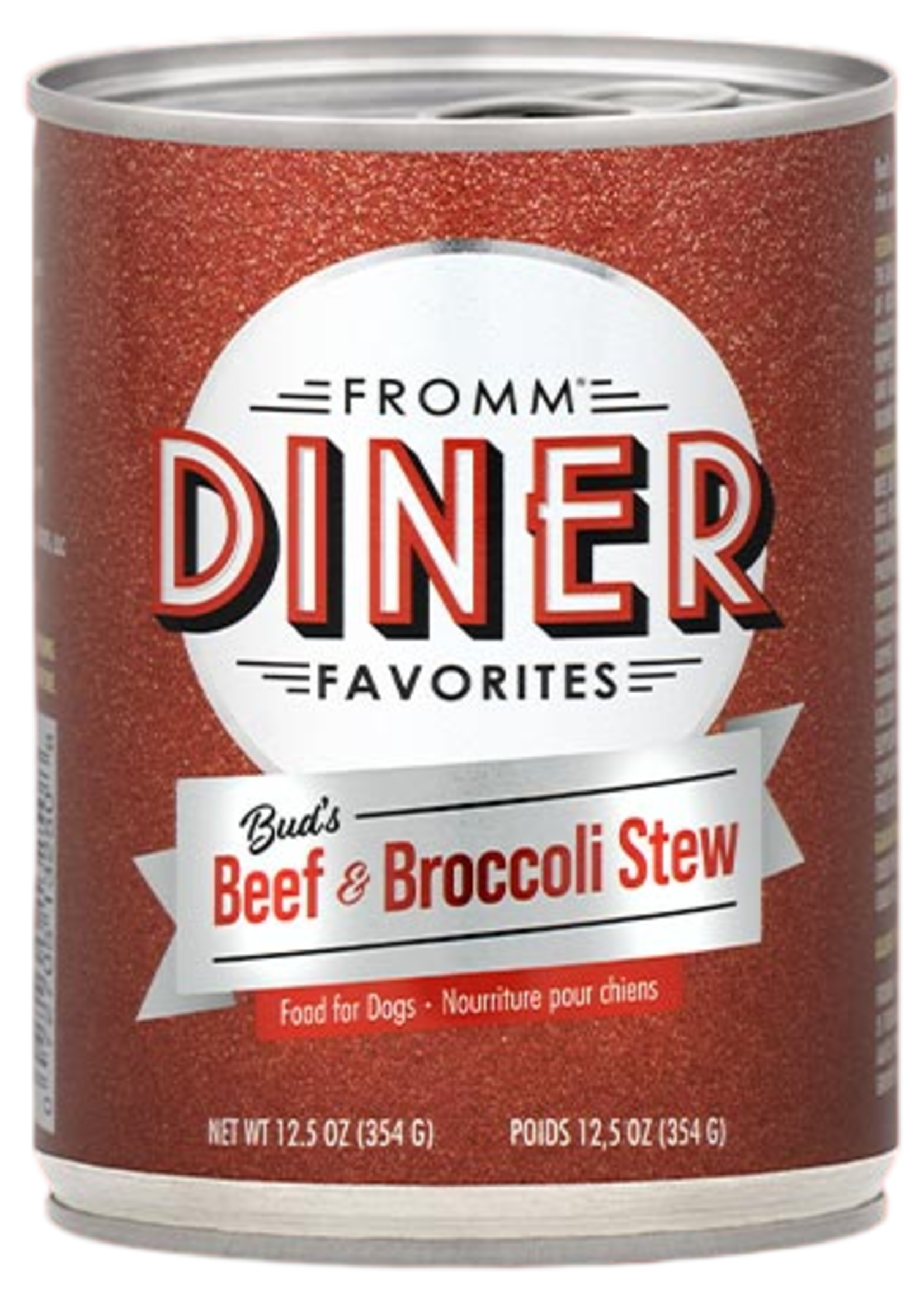 Fromm Family Foods Fromm, Dog, Diner Favorites, Bud's Beef & Broccoli Stew, 12.5oz