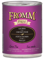 Fromm Family Foods Fromm, D, Gold, GF, Pate, Salmon & Chicken, 12.2z