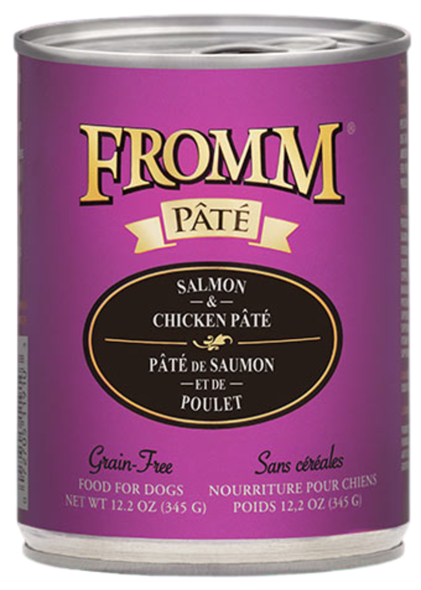 Fromm Family Foods Fromm, D, Gold, Grain Free, Pate, Salmon & Chicken, 12.2oz