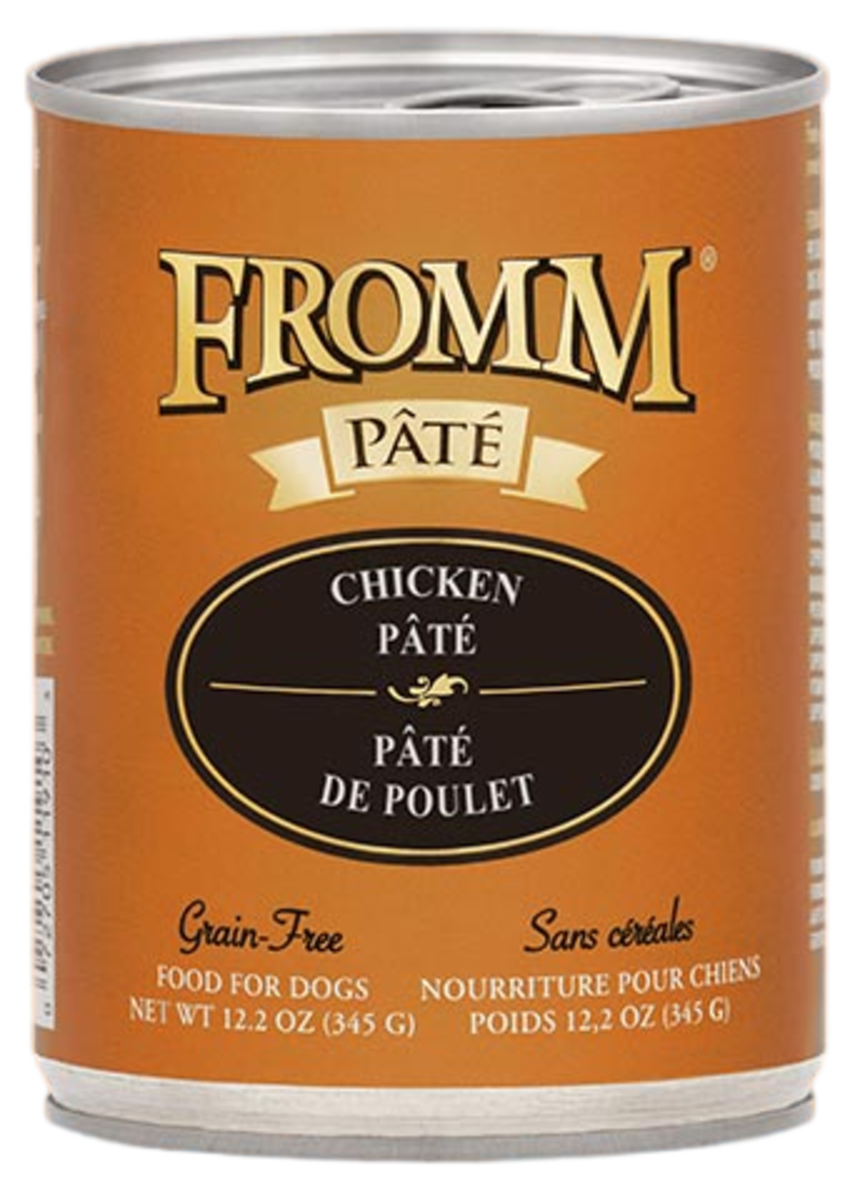 Fromm Family Foods Fromm, D, Gold, Grain Free, Pate, Chicken, 12.2oz