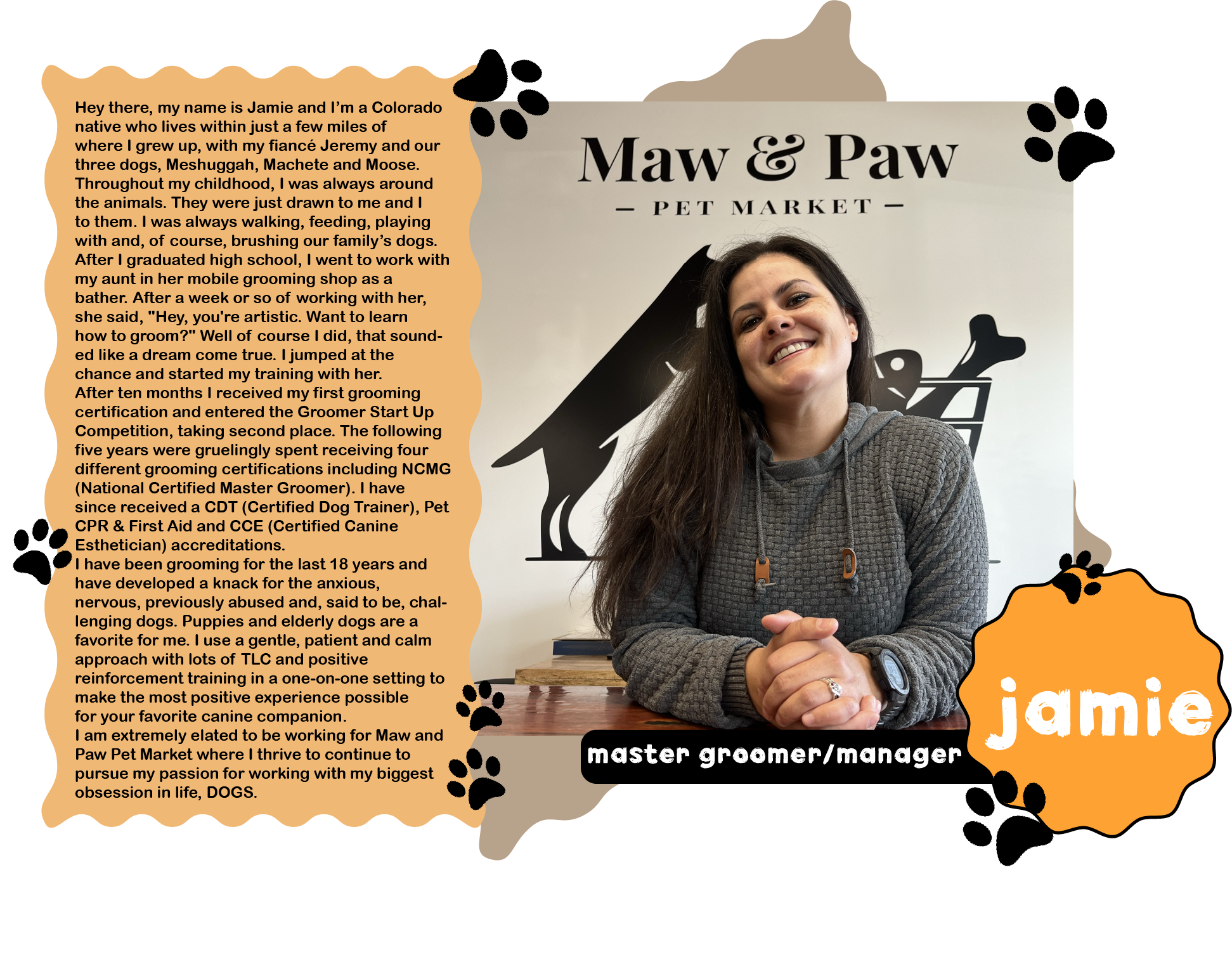 Our Team Maw & Paw Pet Market