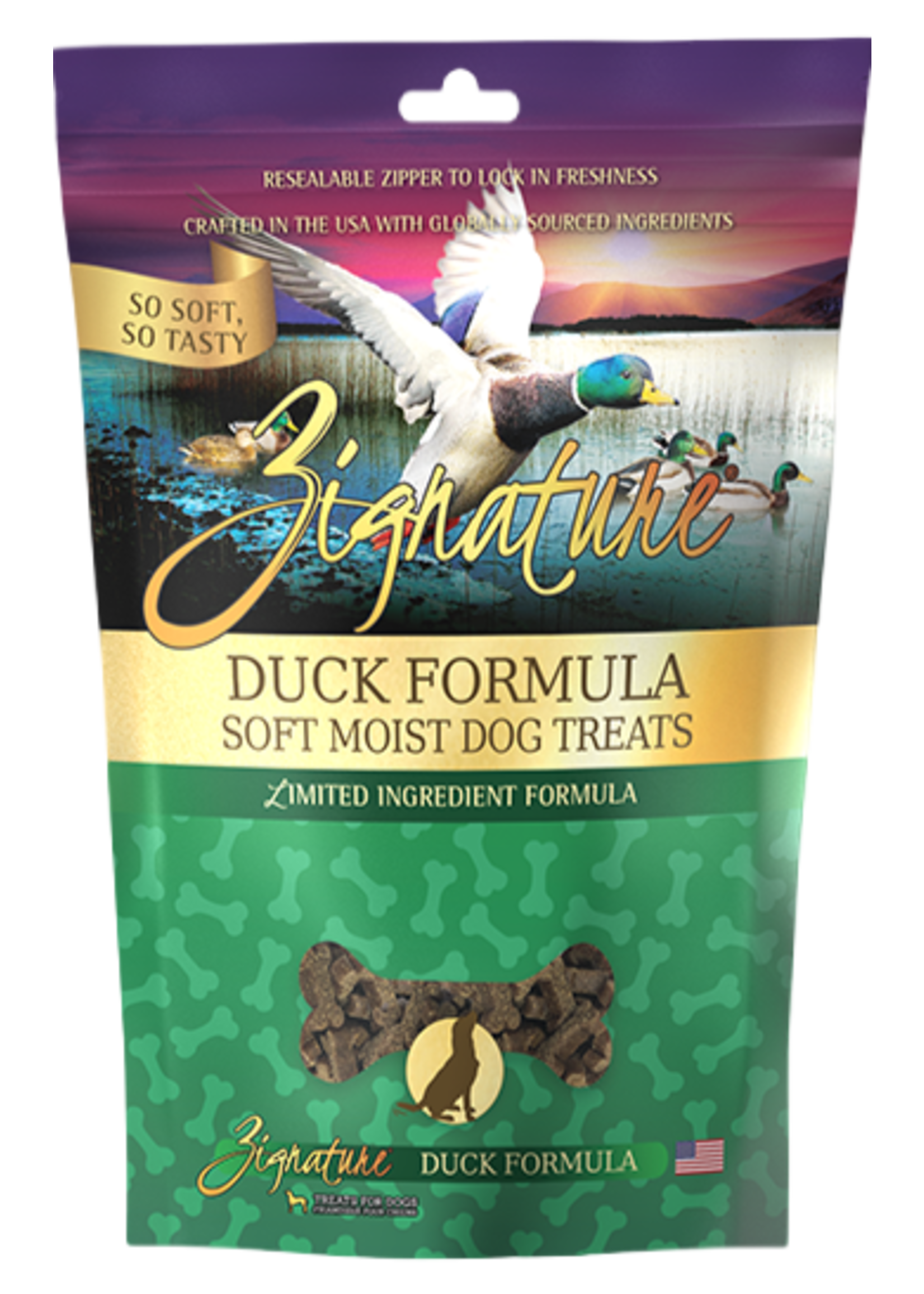 Zignature Zignature, D , Soft Treats, Duck, 4oz