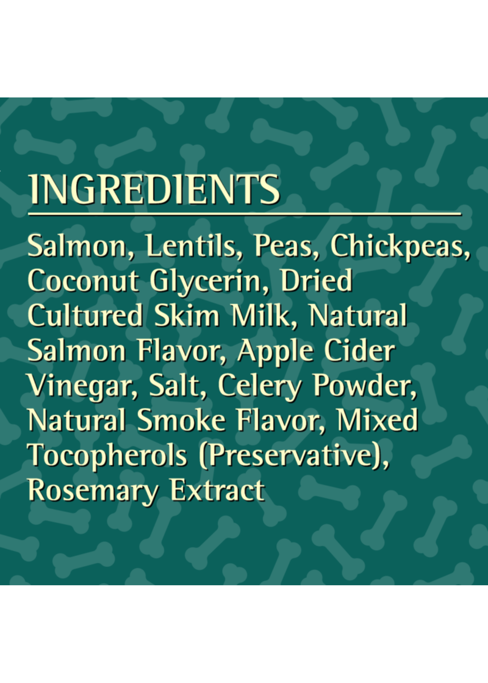 Zignature Zignature, D, Soft Treats, Bone Shaped, Salmon, 4z