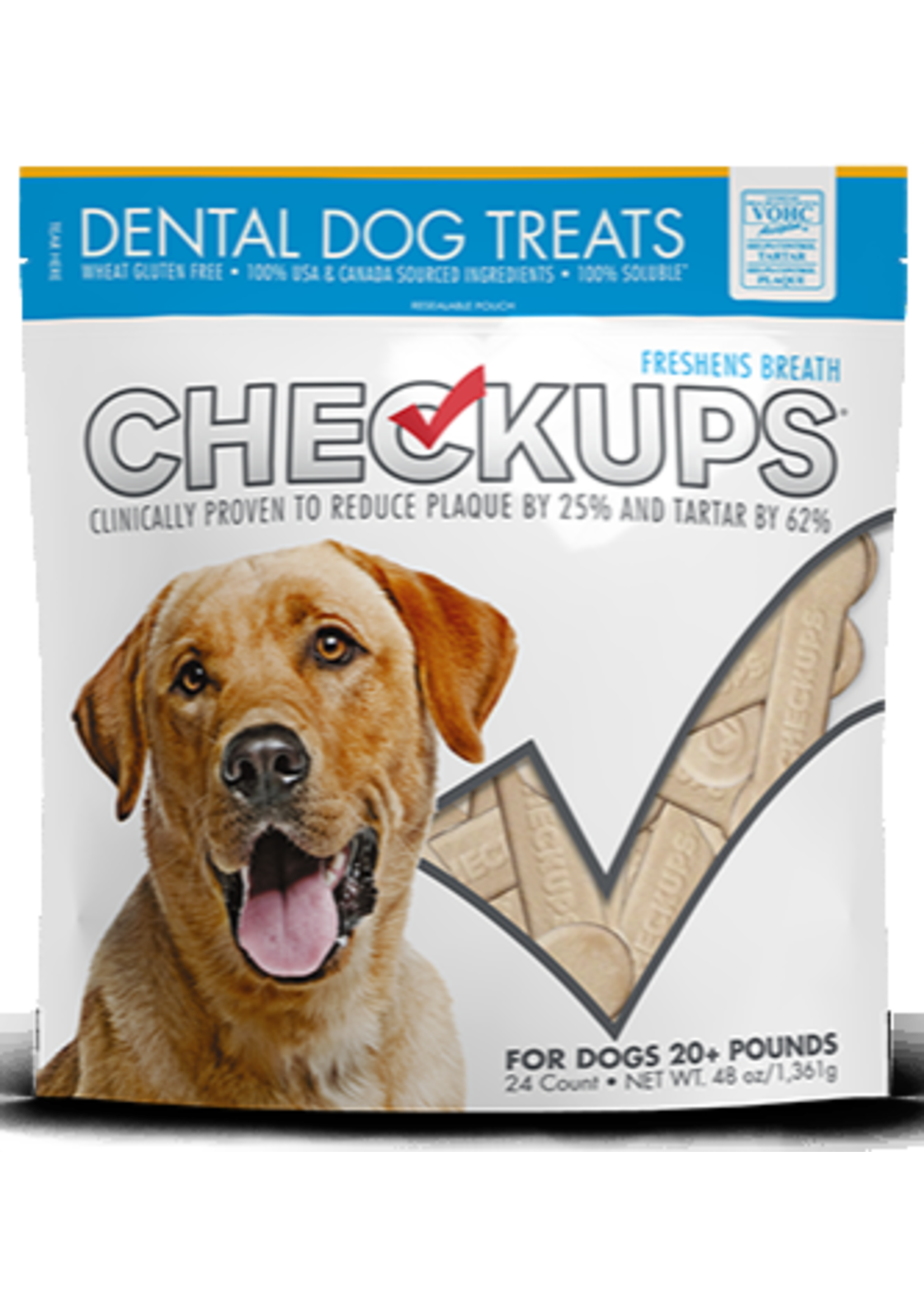 Diamond Checkups, Dental Dog Treats, 24ct, 48oz