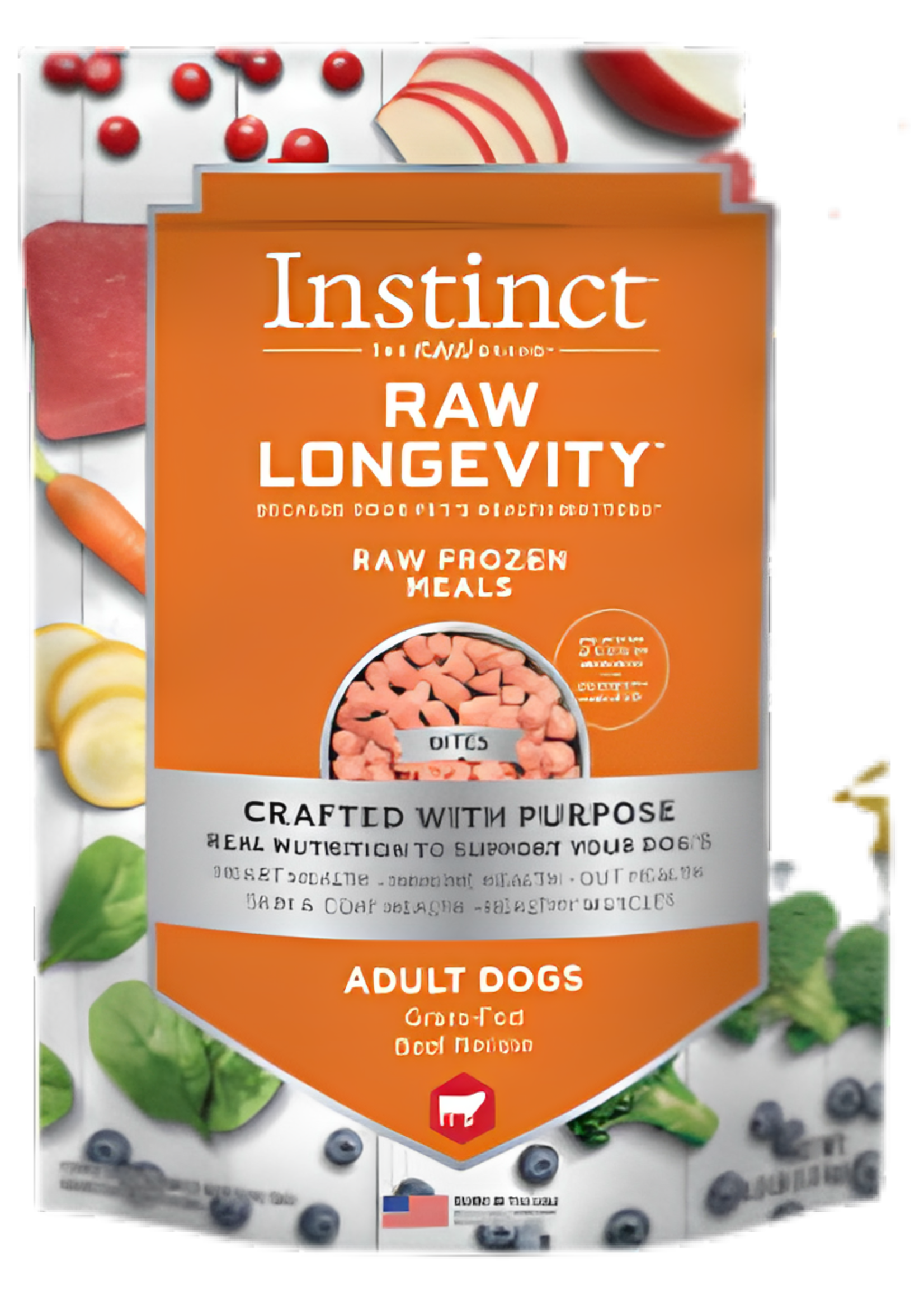 Instinct Instinct, D, Raw Longevity, Freeze-Dried, Beef, 3.8lbs