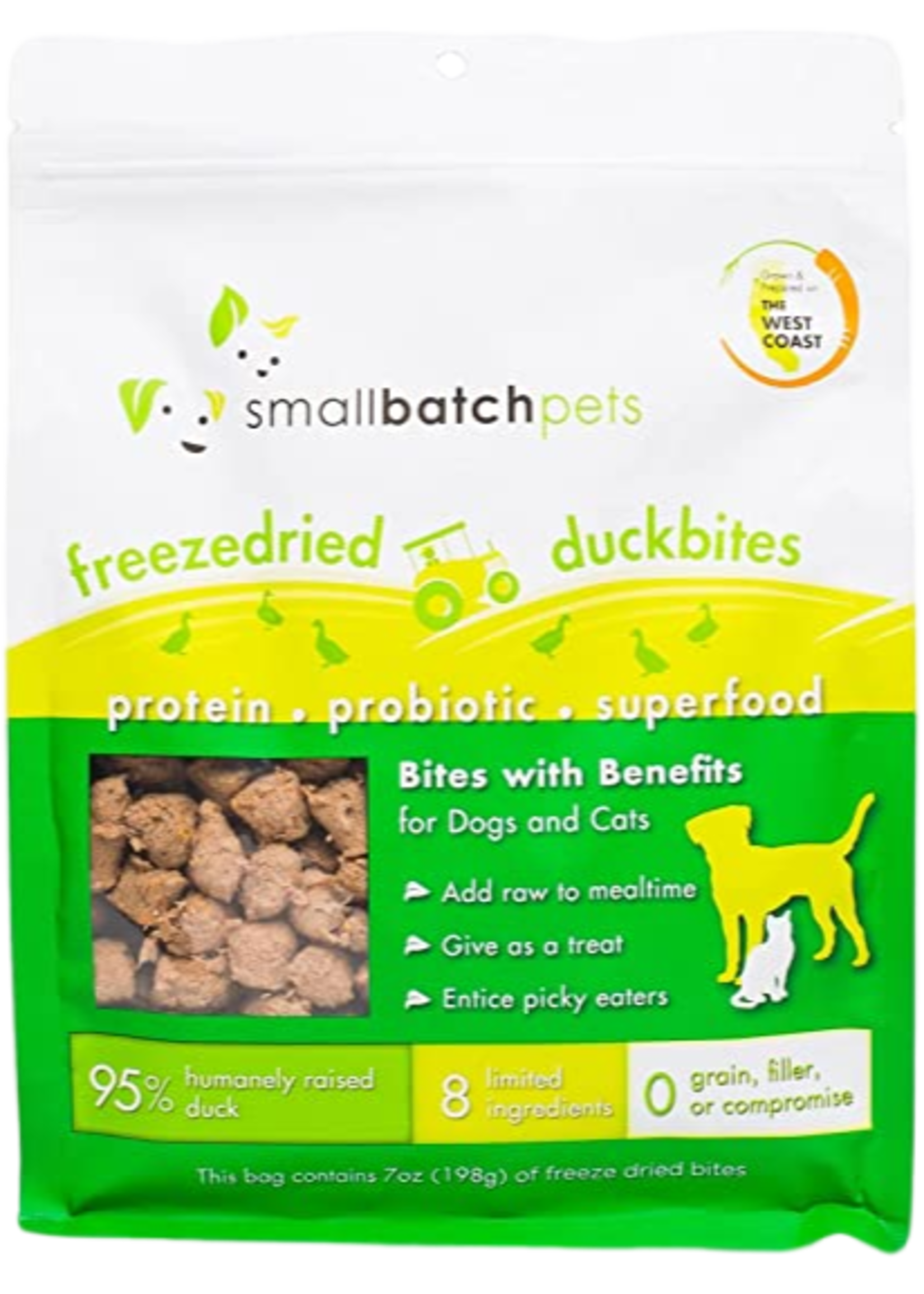 Smallbatch Smallbatch, D/C, Freeze Dried, Duck Bites, 7oz