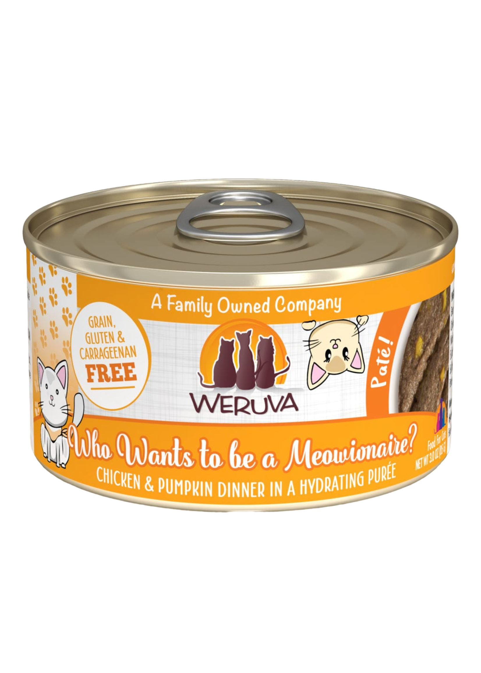 Weruva, Cat, Pate, Who wants to be a MEOWIONAIRE, 3oz