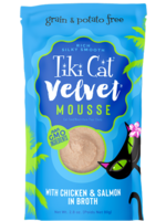 Tiki Cat Tiki Cat, Velvet Mousse, Chicken & Salmon, 2.8oz