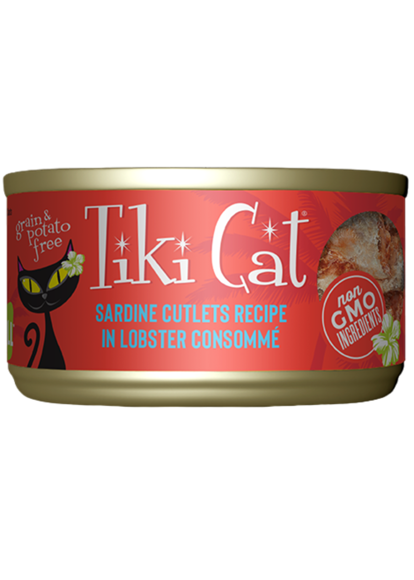 Tiki Cat Tiki Cat, C, Sardine Cutlets in Lobster, 2.8oz