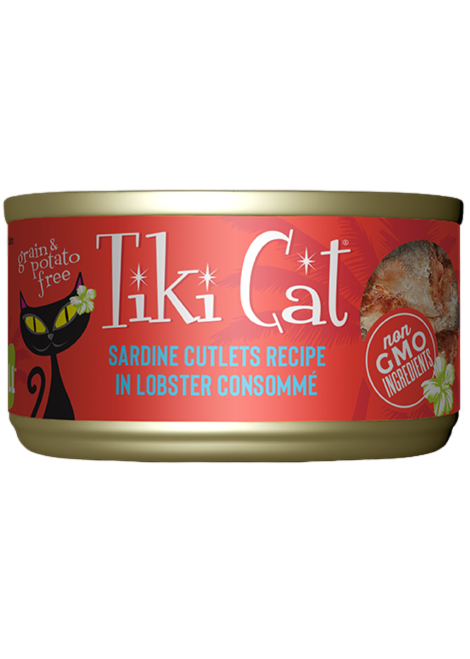 Tiki Cat Tiki Cat, Sardine Cutlets in Lobster, 3oz