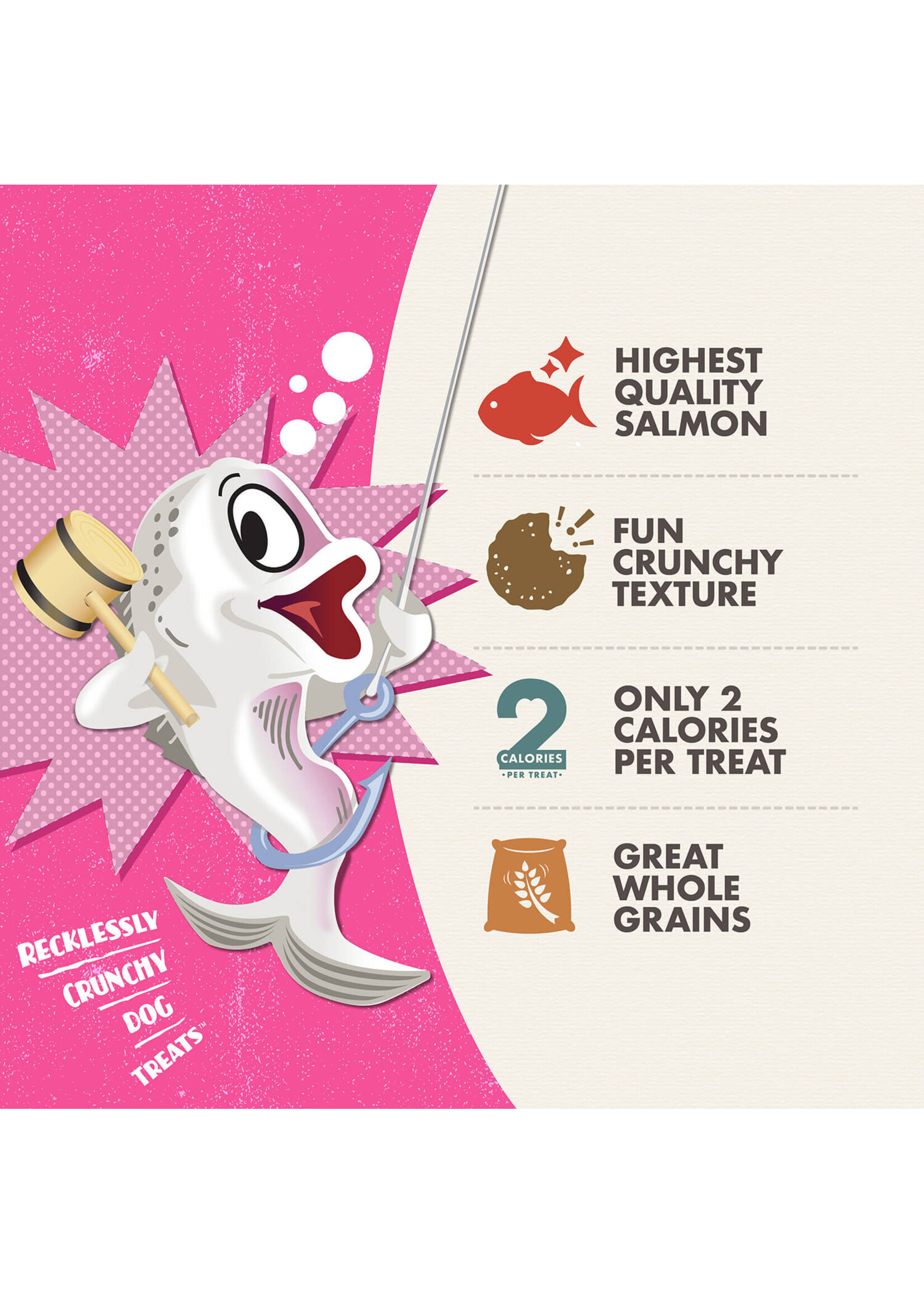 Fromm Family Foods Fromm, D, Crunchy Os, Slammon' Smoked Salmon, 6oz