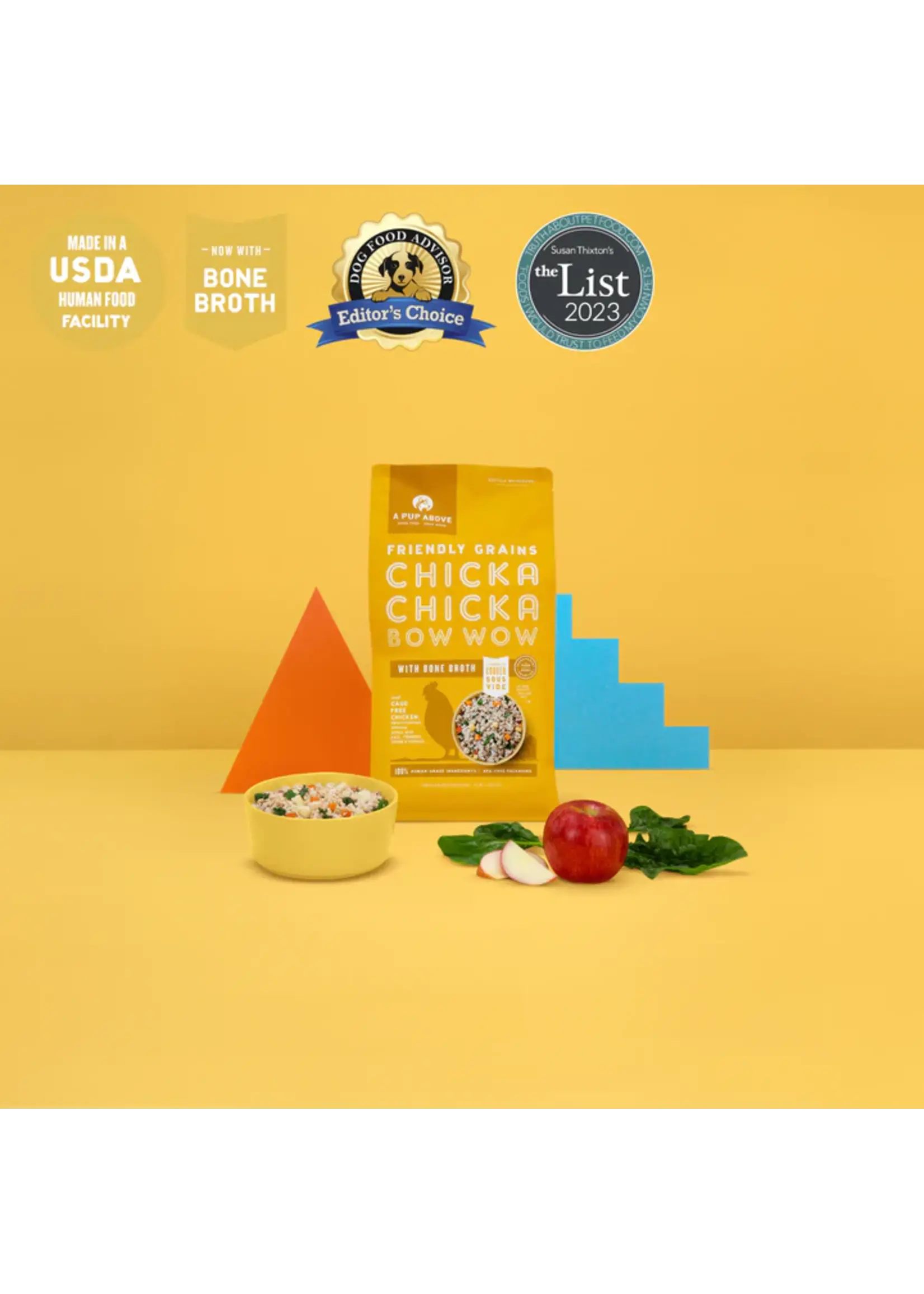 A Pup Above A Pup Above, D, Frzn, Chicken, 3#