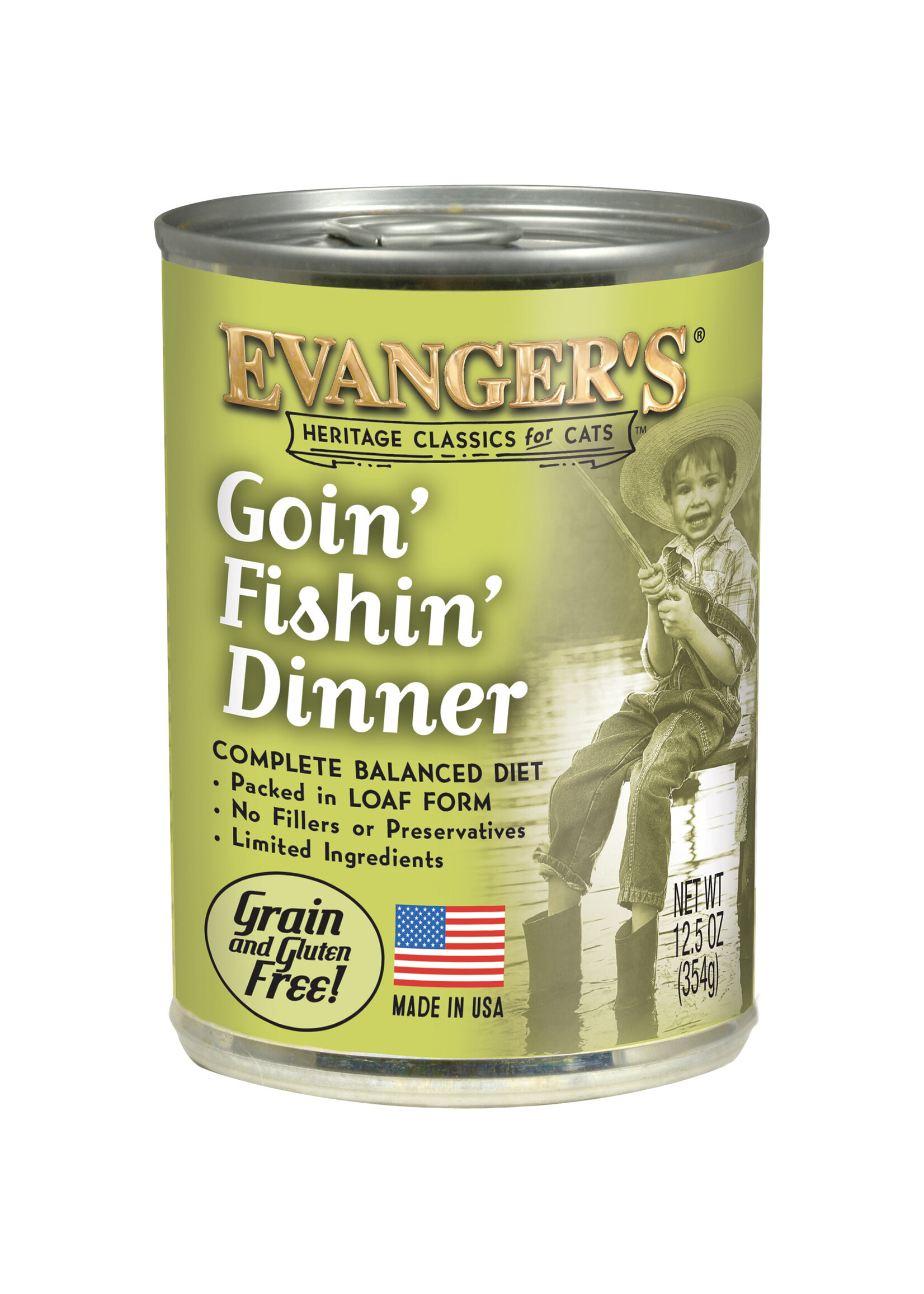 Evangers Evanger's, C, Goin' Fishin' Dinner, 12.5oz