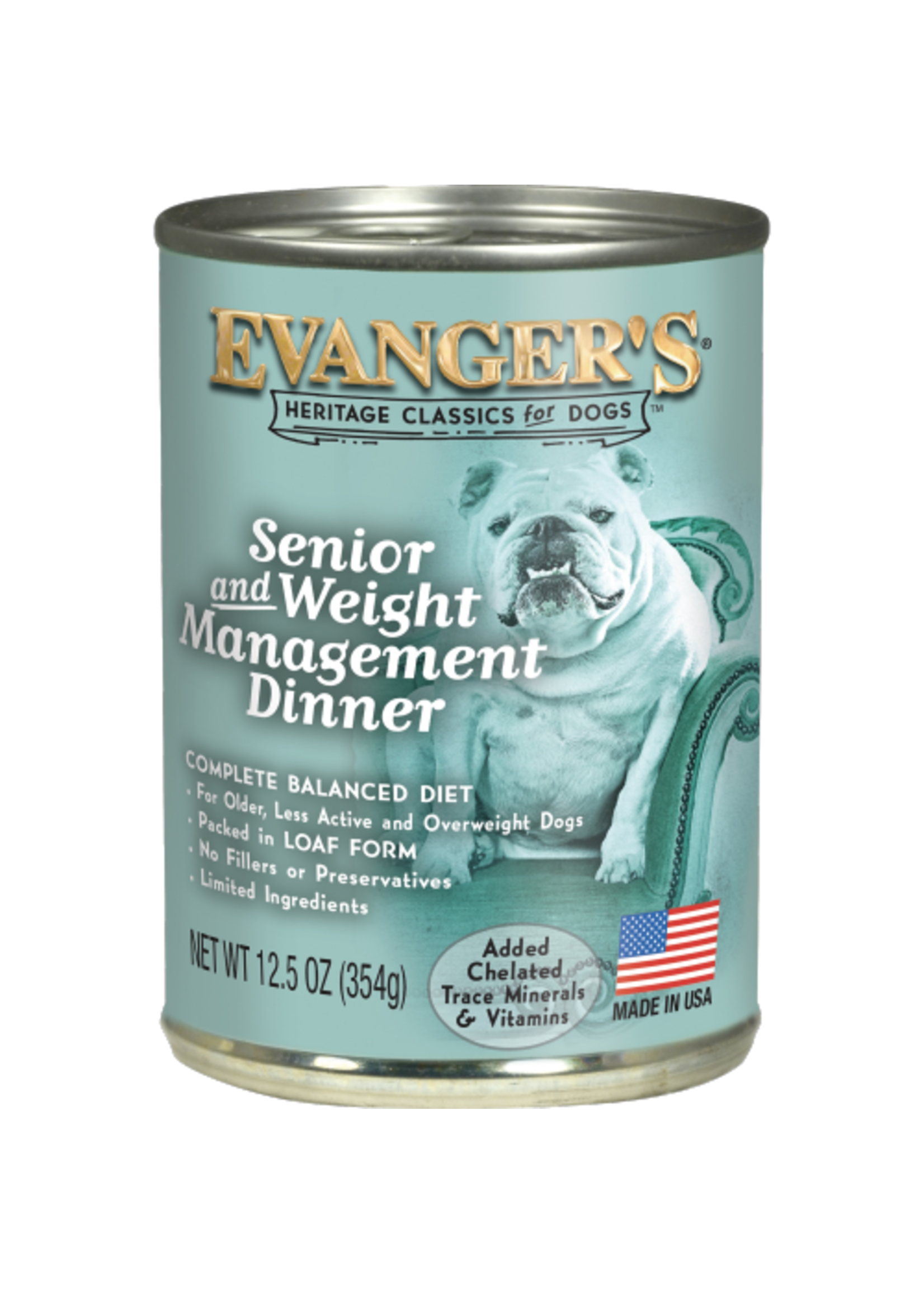 Evangers Evangers, D, Senior & Weight Management, 12.5z