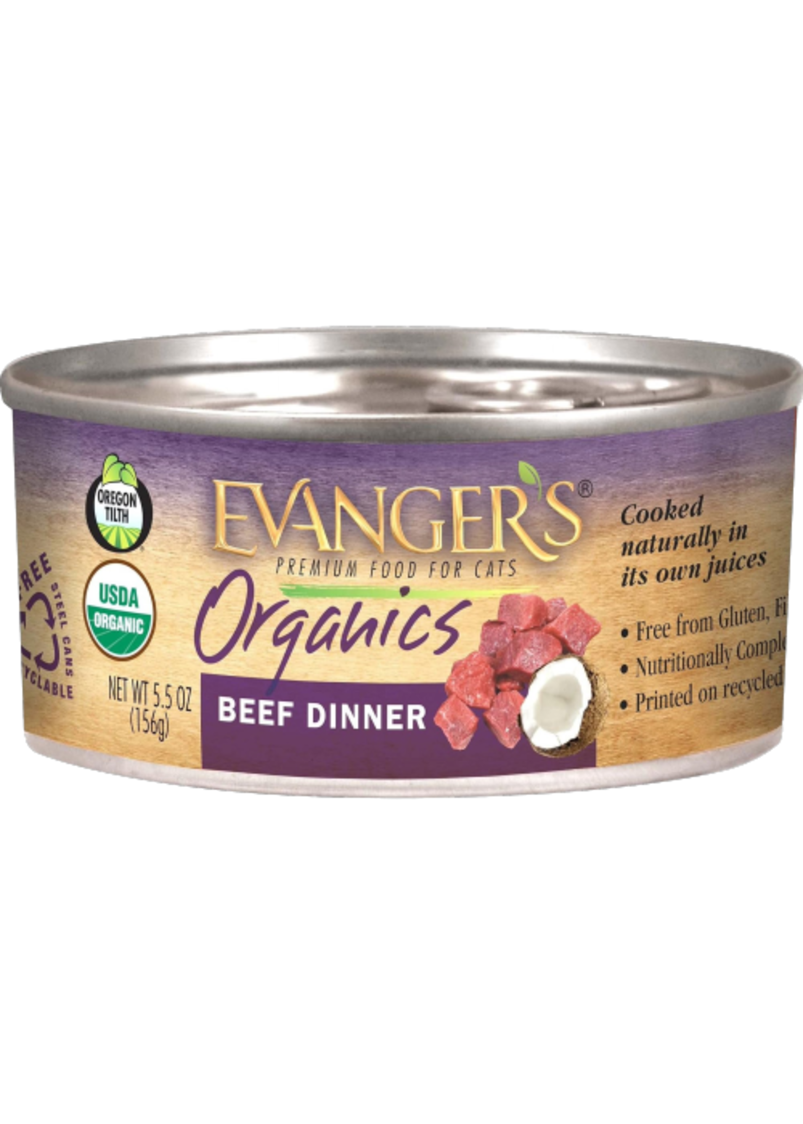 Evangers Evanger's, C, Organics, Beef Dinner, 5.5oz