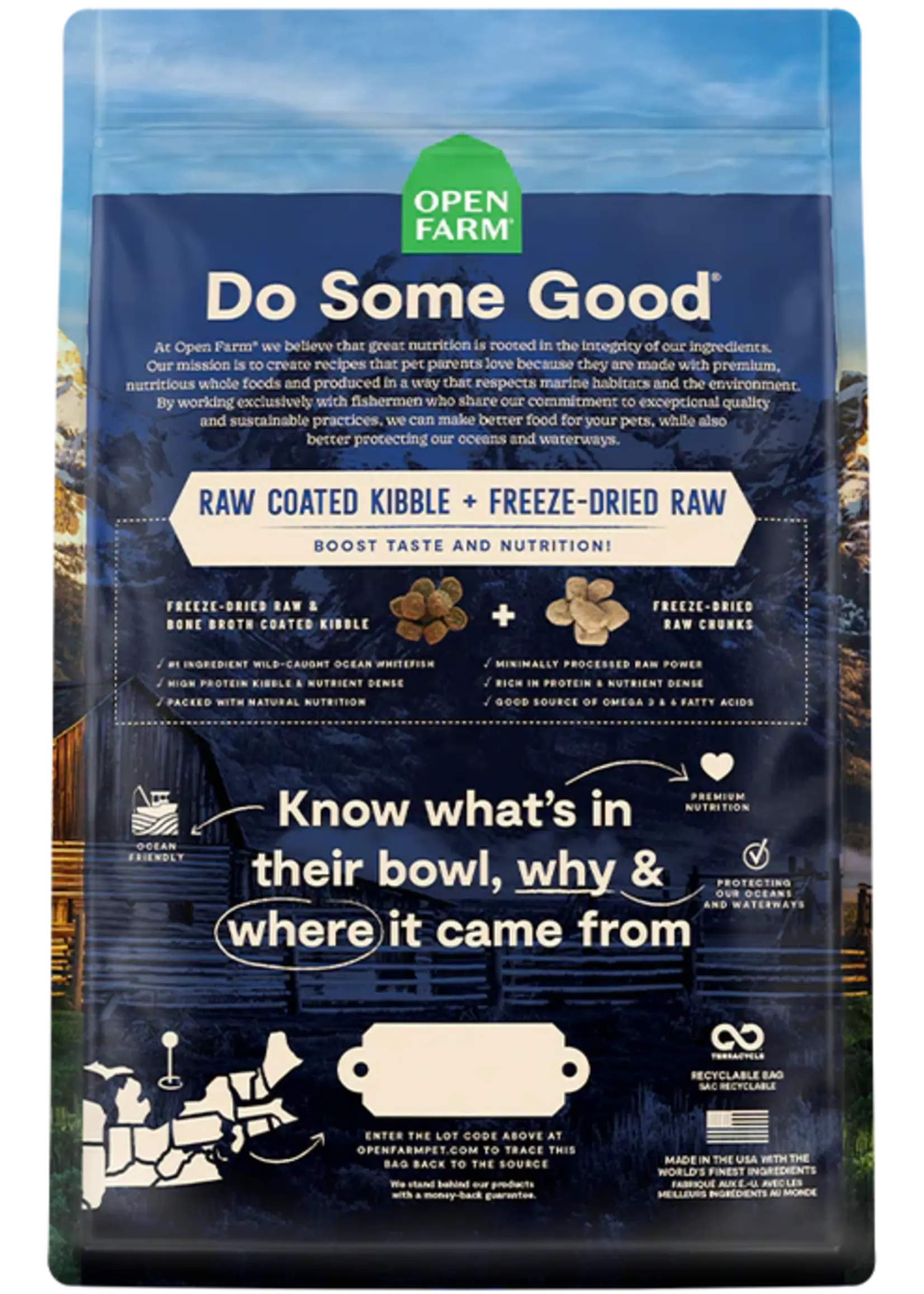 Open Farm Open Farm, D, RawMix, Wild Ocean, GF, 3.5#