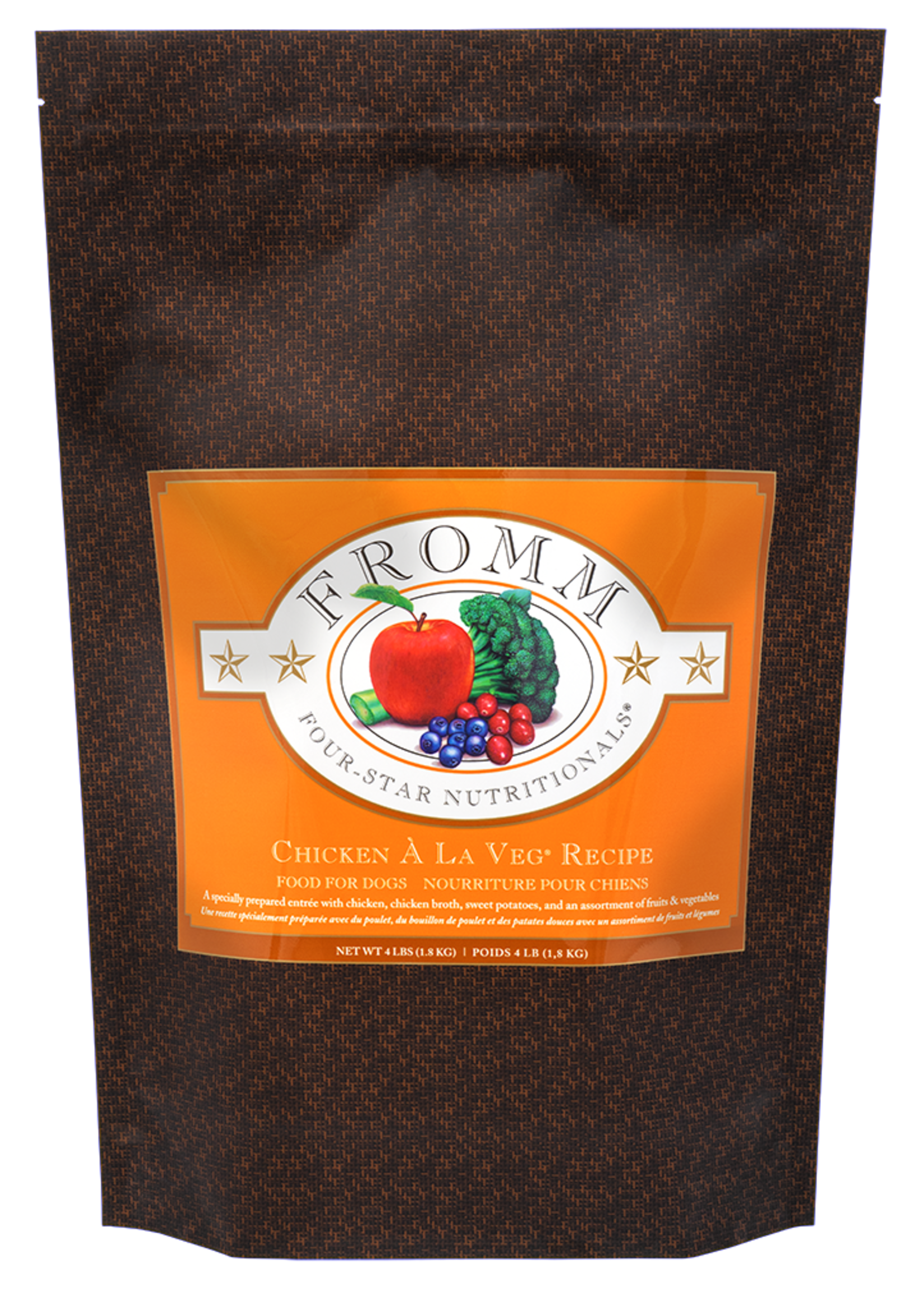 Fromm Family Foods Fromm, D,  4 Star, Chicken a la Veg, 12#