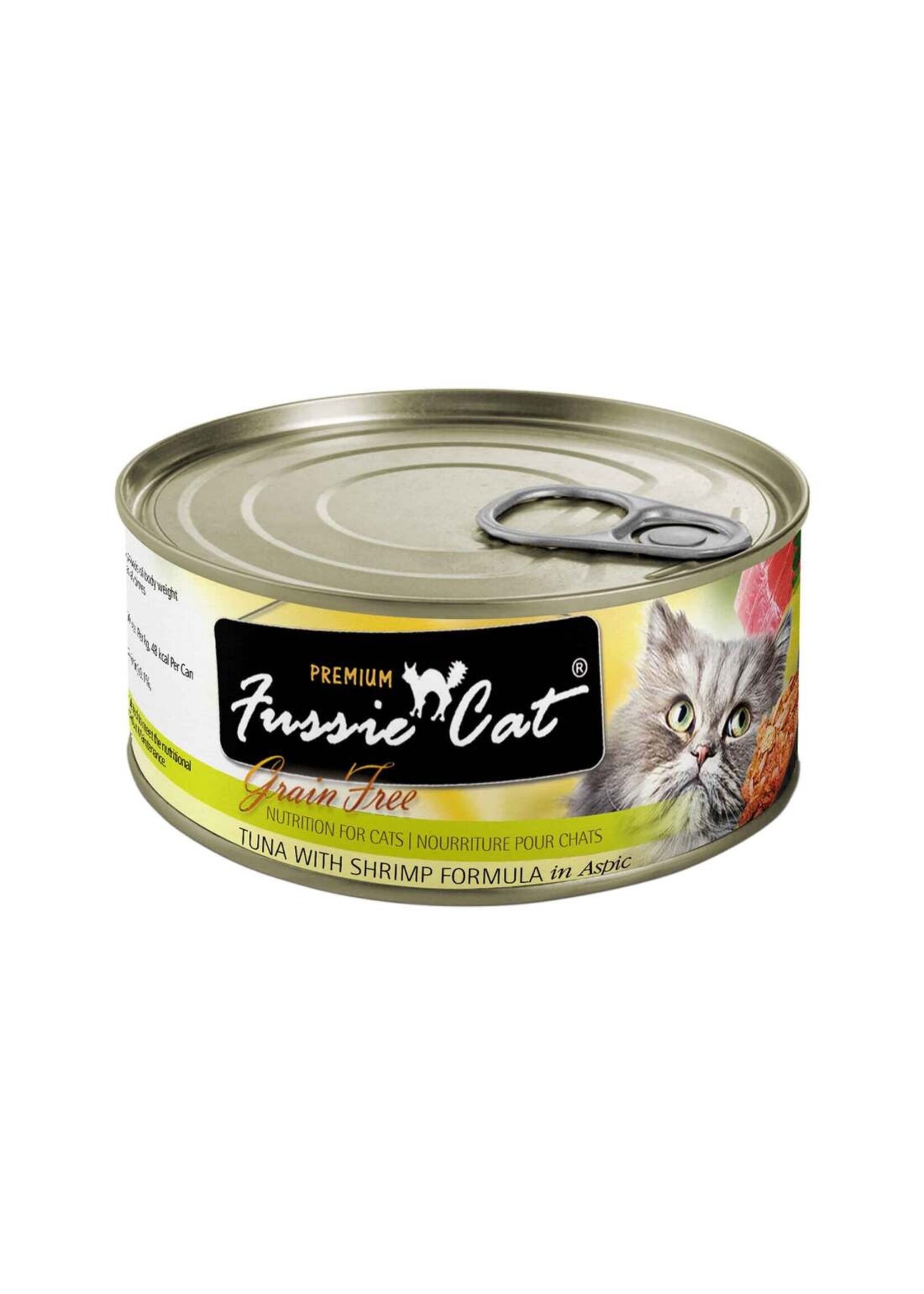 Pets Global Fussie Cat, Premium, Tuna w/ Shrimp In Aspic, 2.8oz