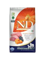 Farmina Farmina, D, GF, Medium & Maxi Adult,  N&D, Lamb, Pumpkin & Blueberry, 5.5#