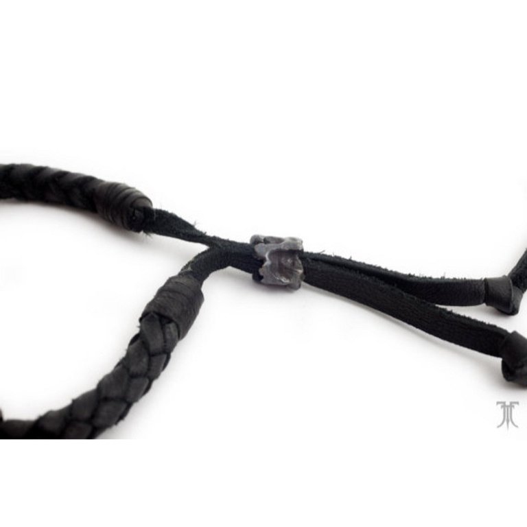 JUNGLE TRIBE BONE BRAIDED Leather Bracelet