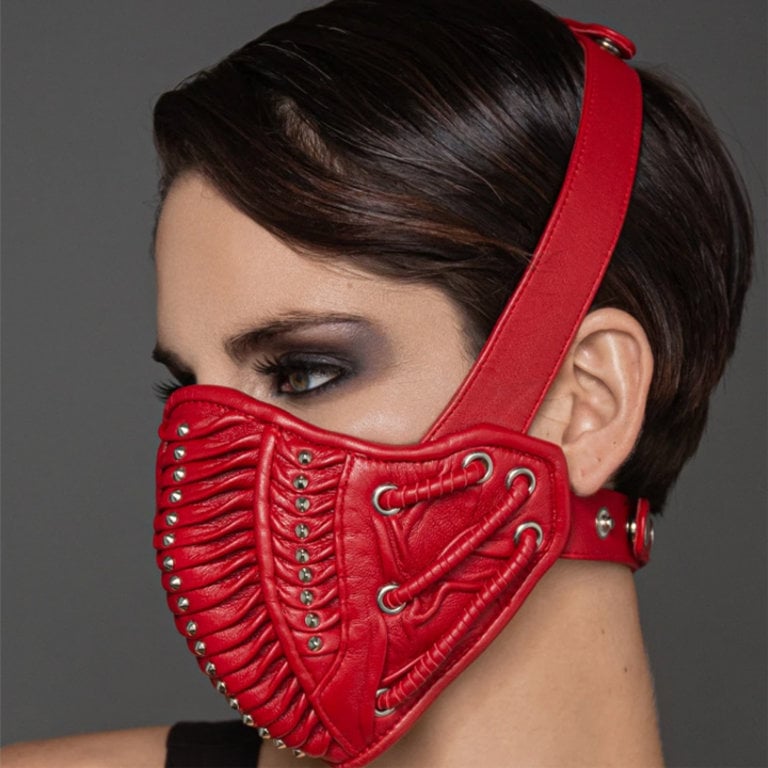 NIKINGA Nikinga-Unisex Leather Cyborg Muzzle Mask