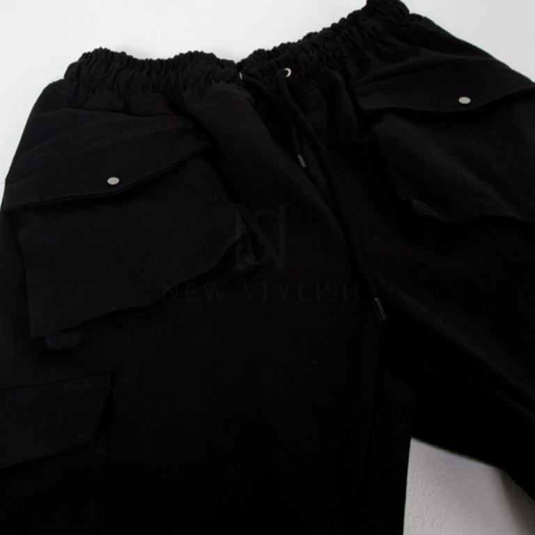 TN Stylish-Men’s Multi Pocket Drop Crotch Pants