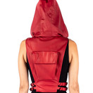 Ninja Kombat Hooded Vest - Leather